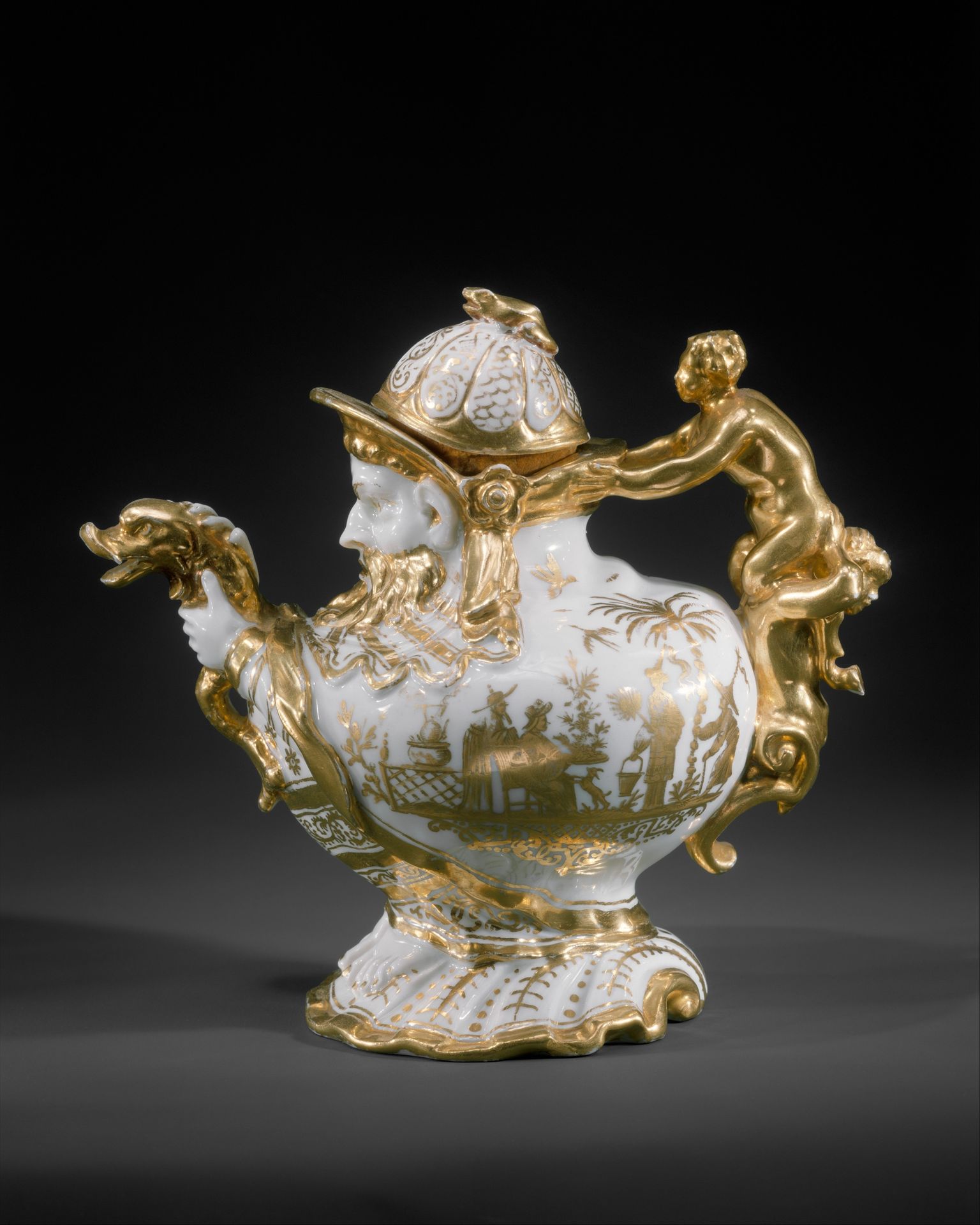 Teapot by Meissen Manufactory