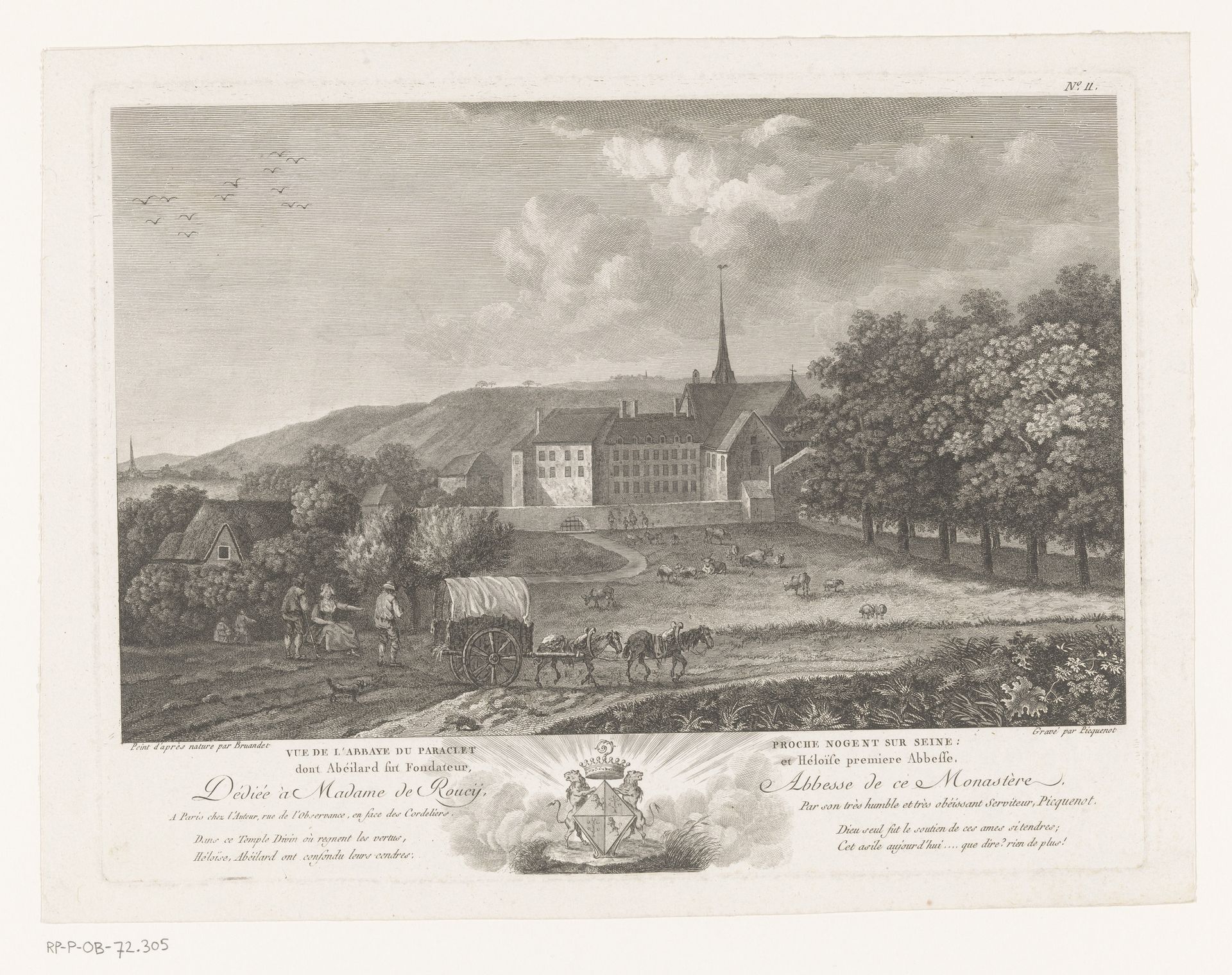 Abdij van Paraclet by Michel Picquenot