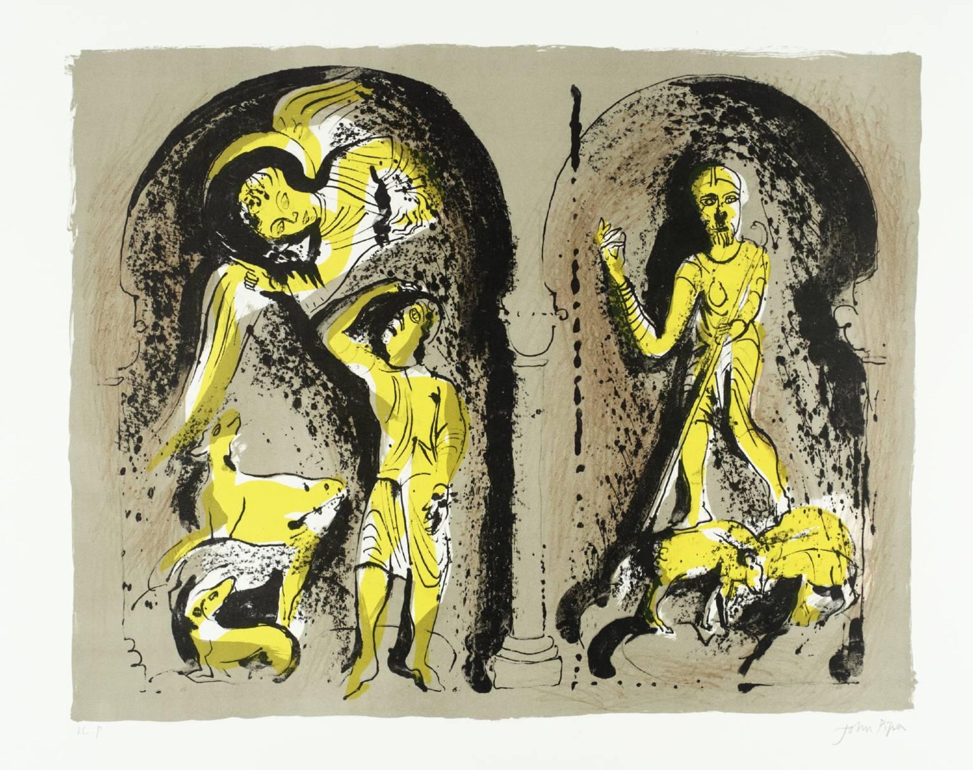 Annunciation to the Shepherds by John Piper