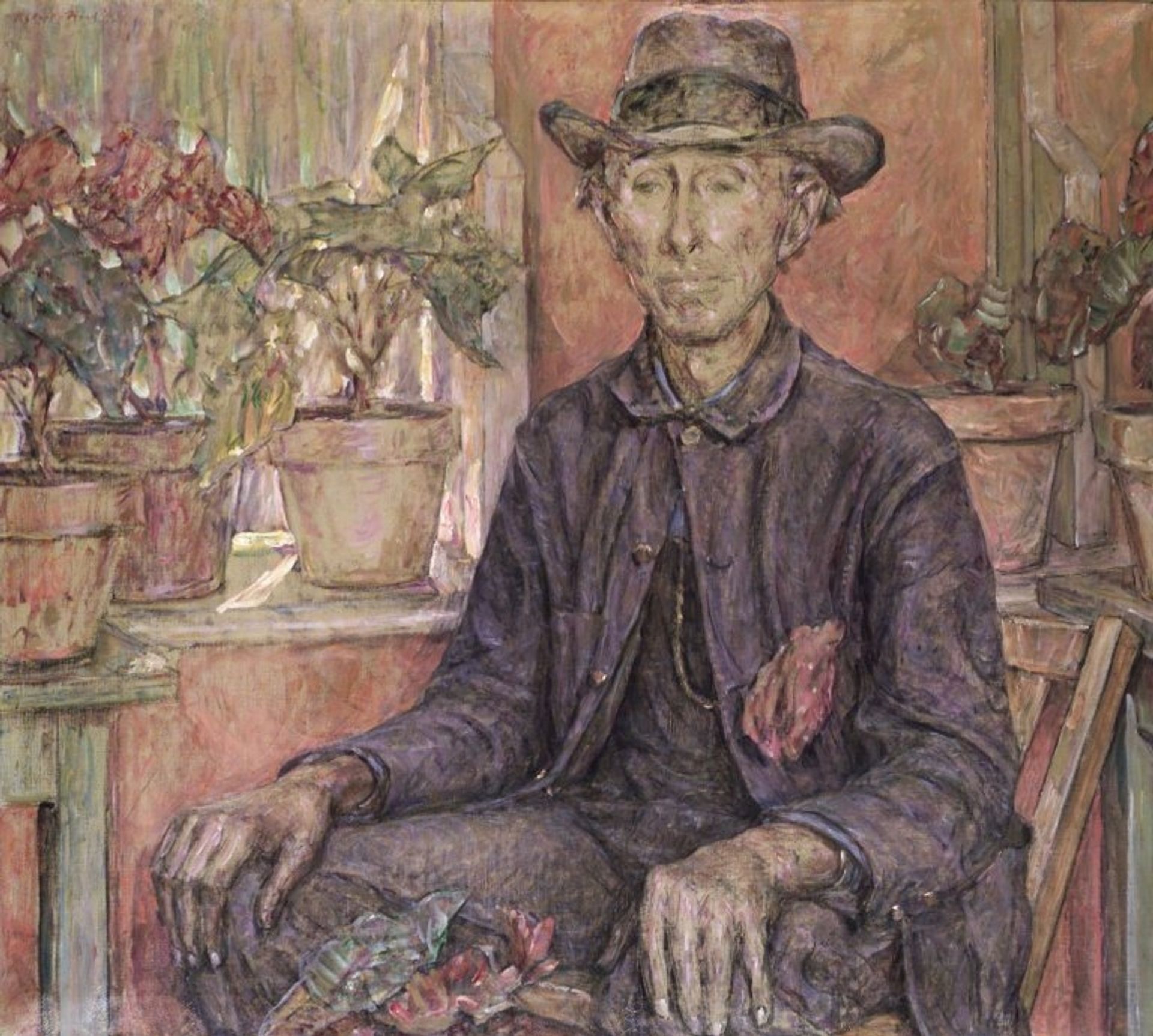 The Old Gardener by Robert Lewis Reid