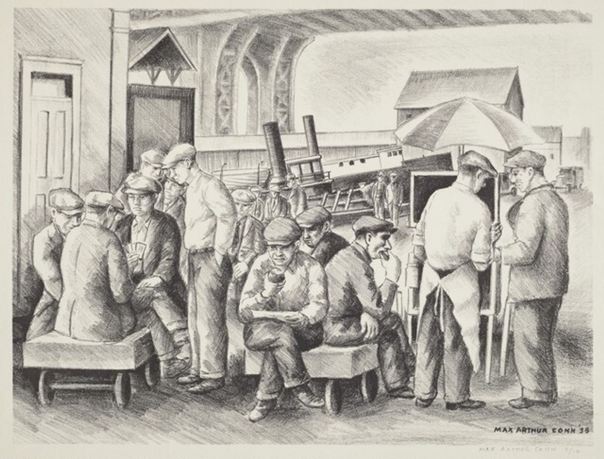 Lunch Hour by Max Arthur Cohn