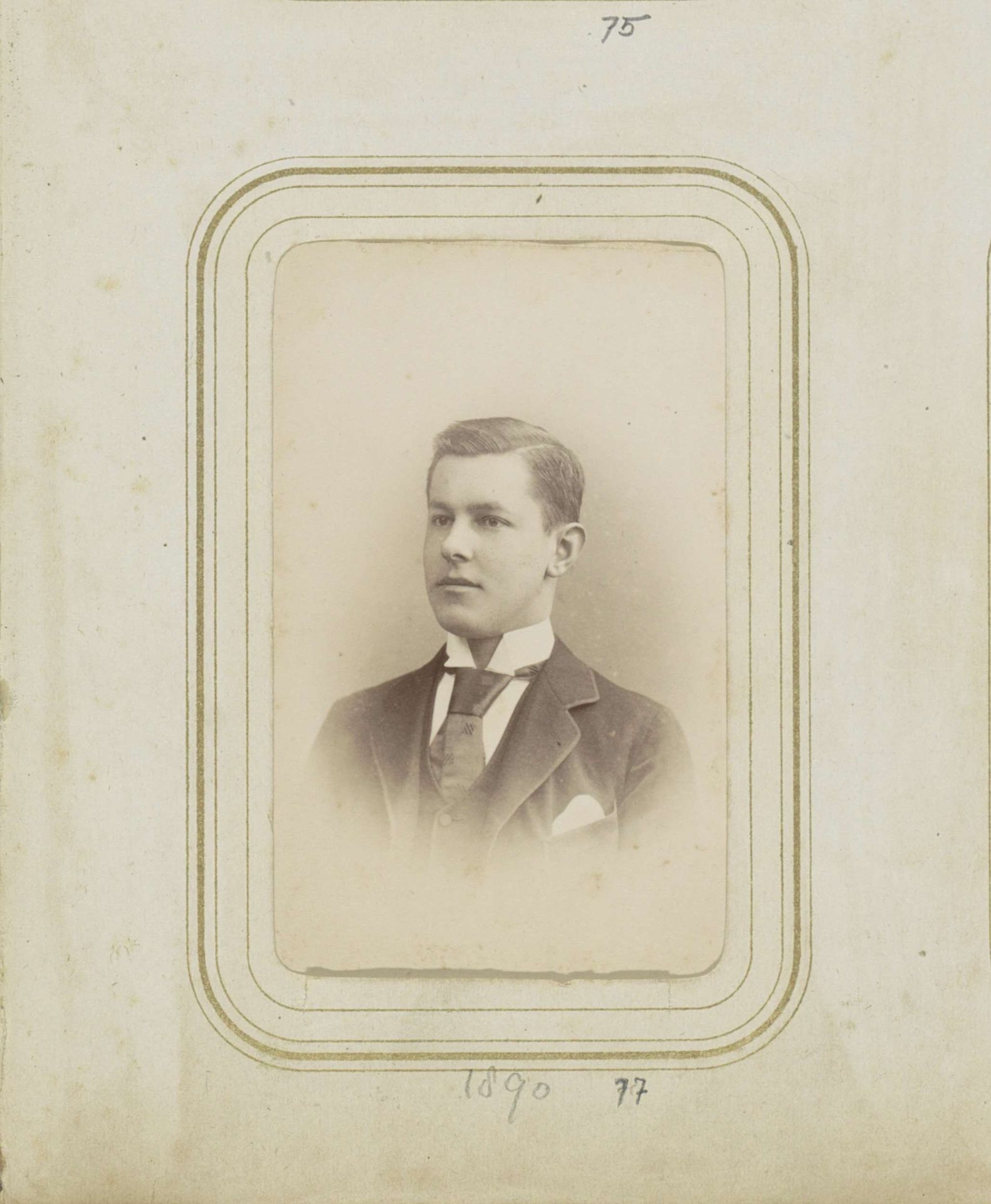 Portret van H. Ligtenberg by Adolphe Zimmermans