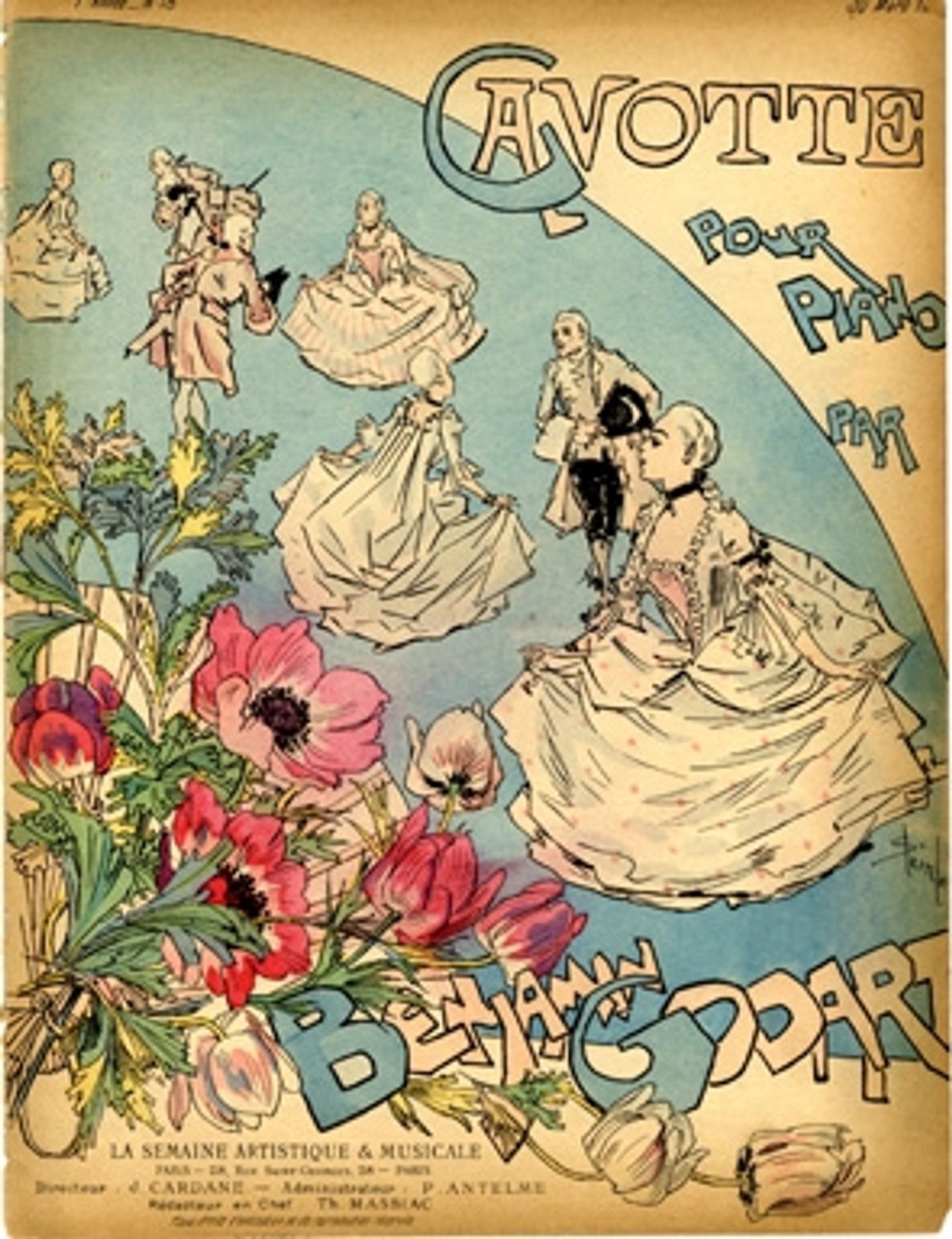 Gavotte by Théophile Alexandre Steinlen
