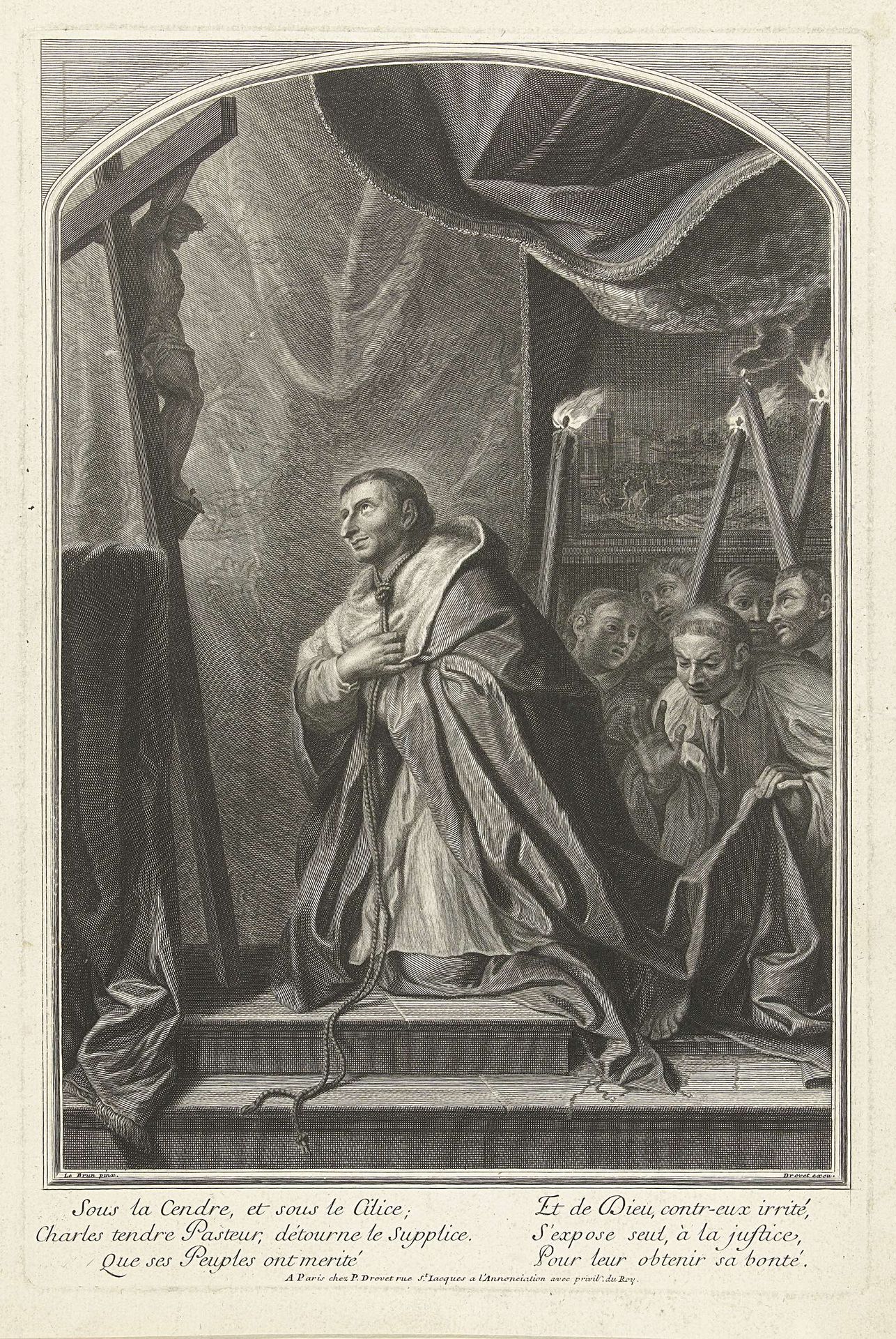 Heilige Carolus Borromeüs by Anonymous