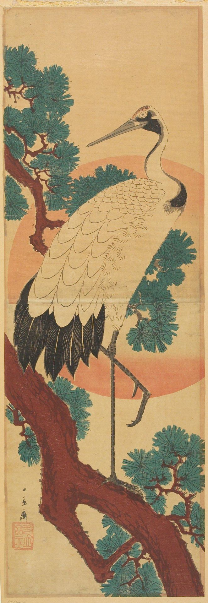 Crane by Utagawa Hiroshige