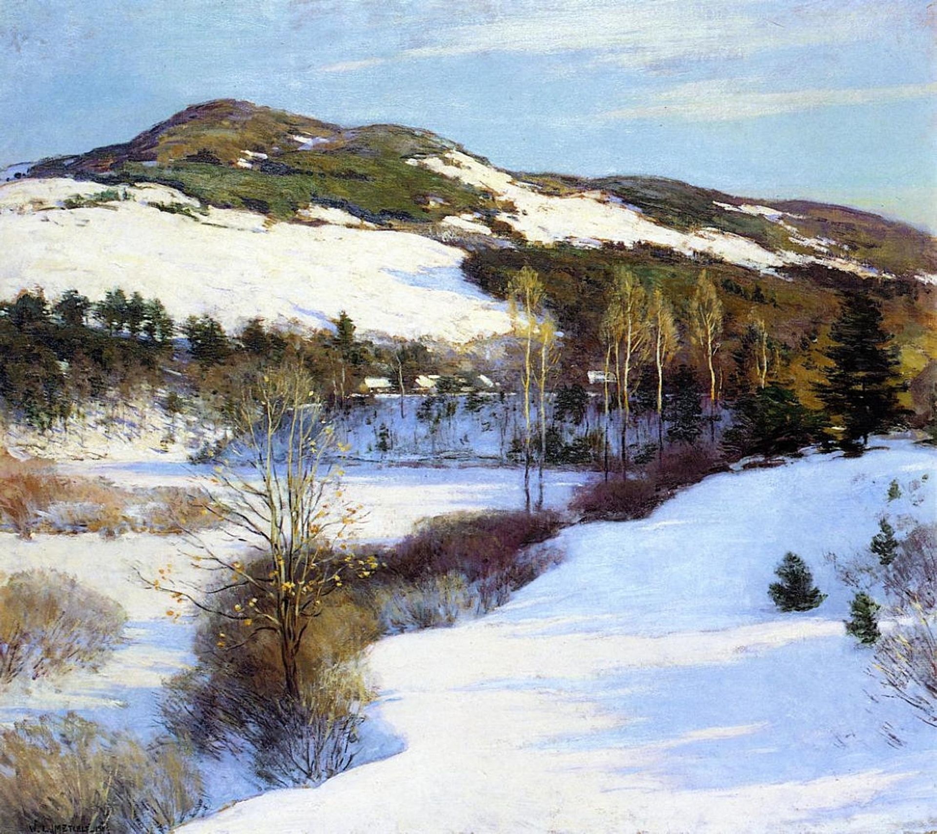 Cornish Hills by Willard Metcalf