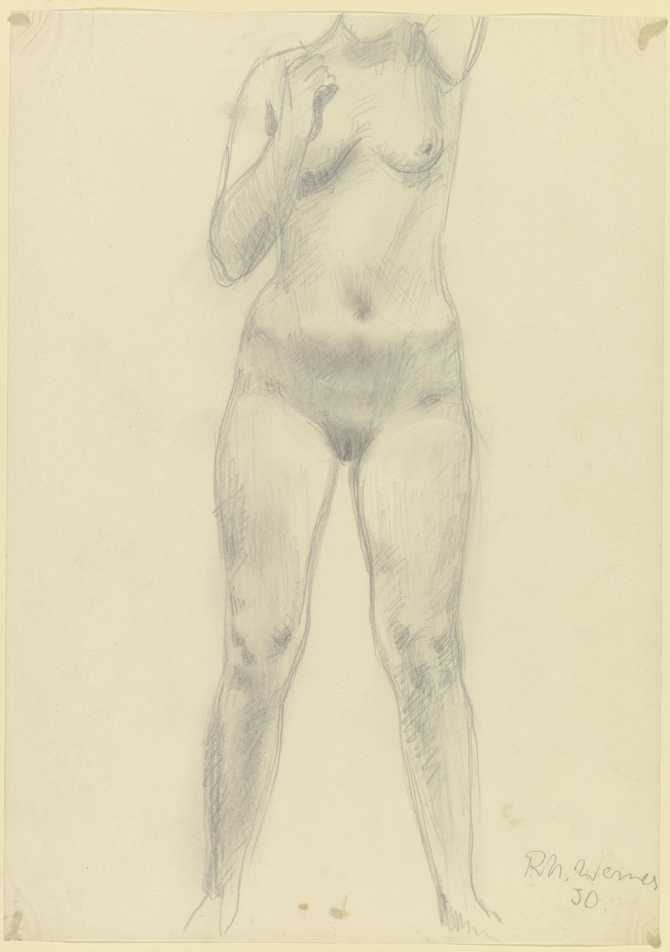 Female nude by Richard Martin Werner
