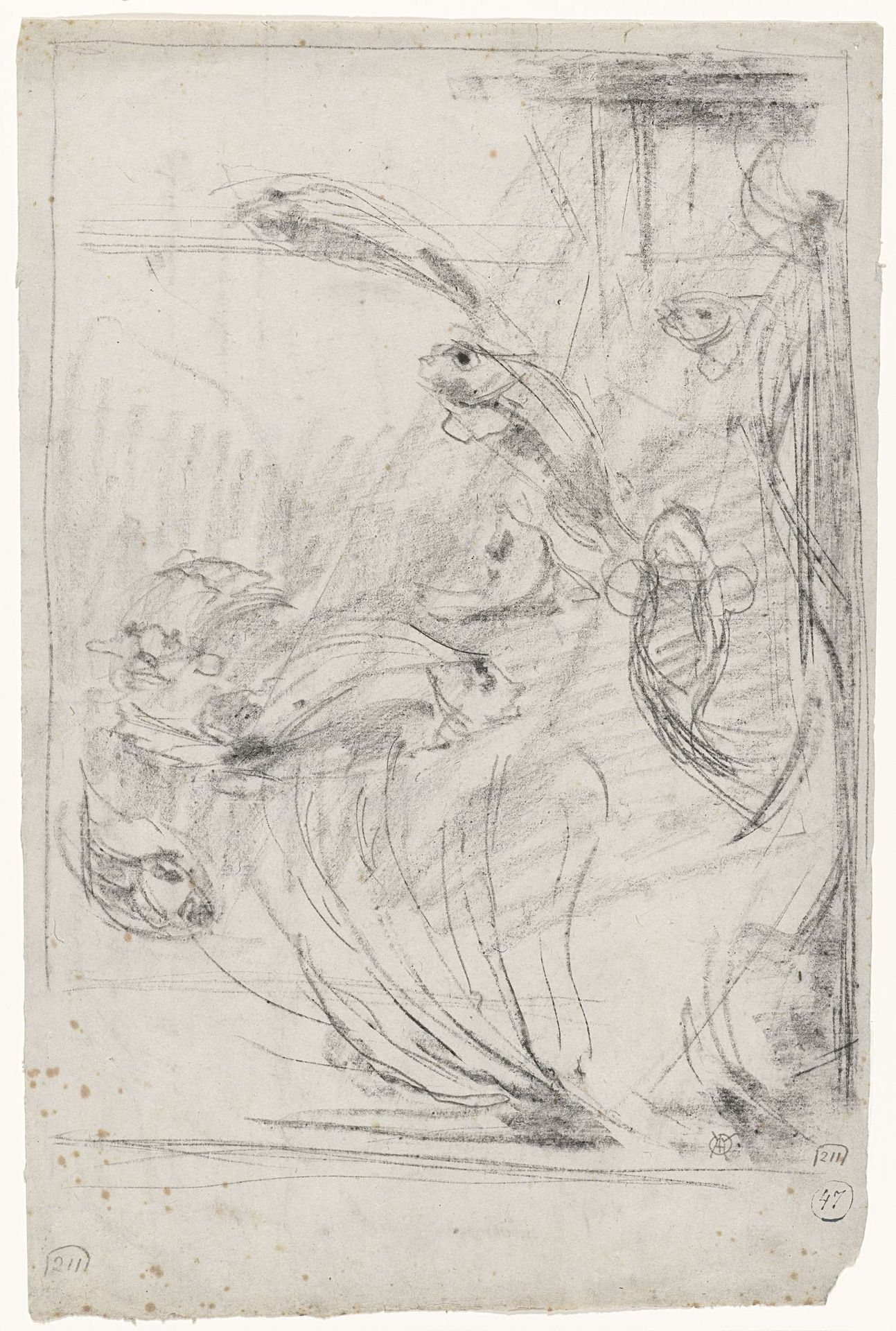 Vissen in een aquarium by Gerrit Willem Dijsselhof