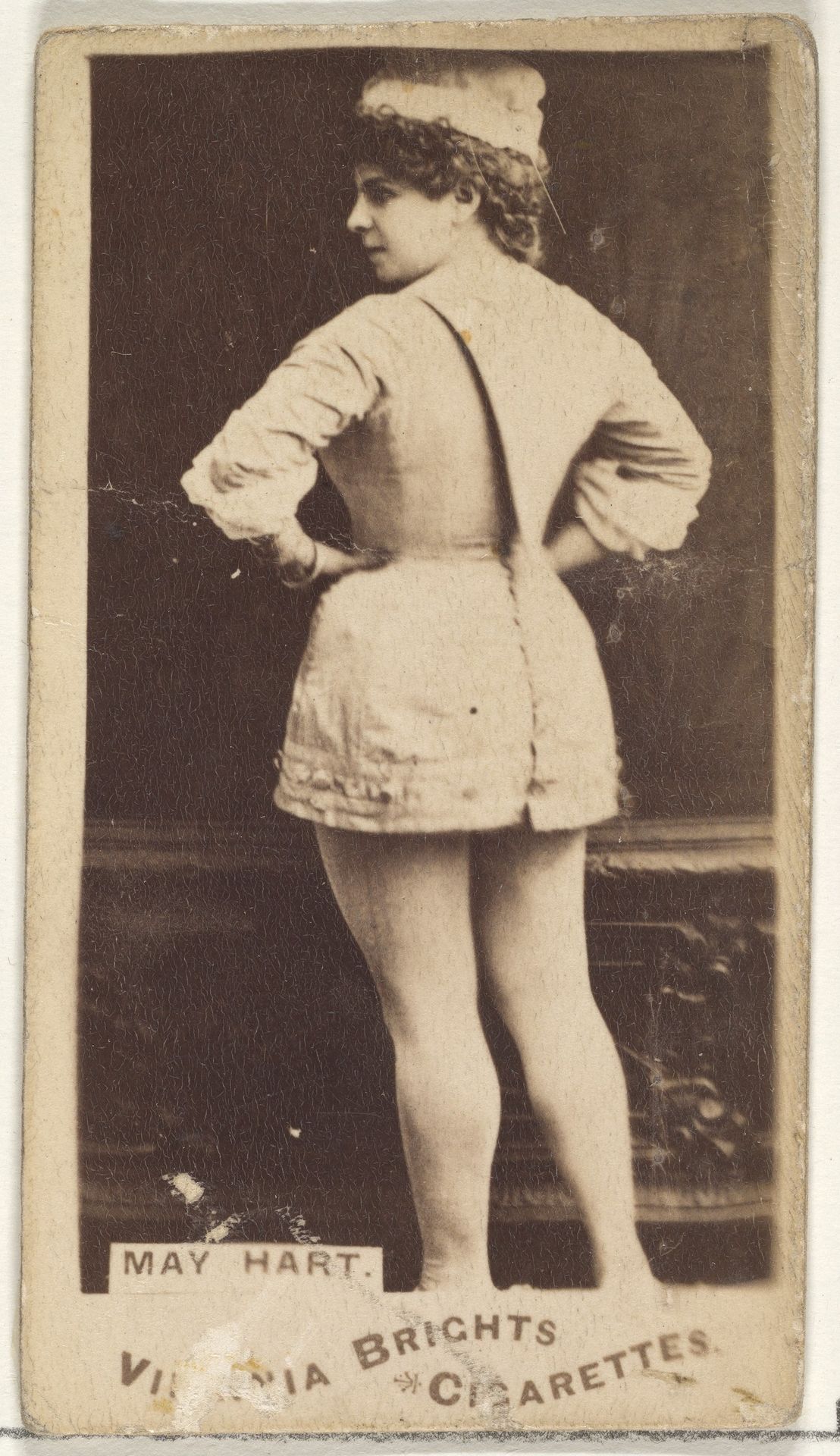 May Hart, from the Actors and Actresses series (N45, Type 1) for Virginia Brights Cigarettes by Allen & Ginter