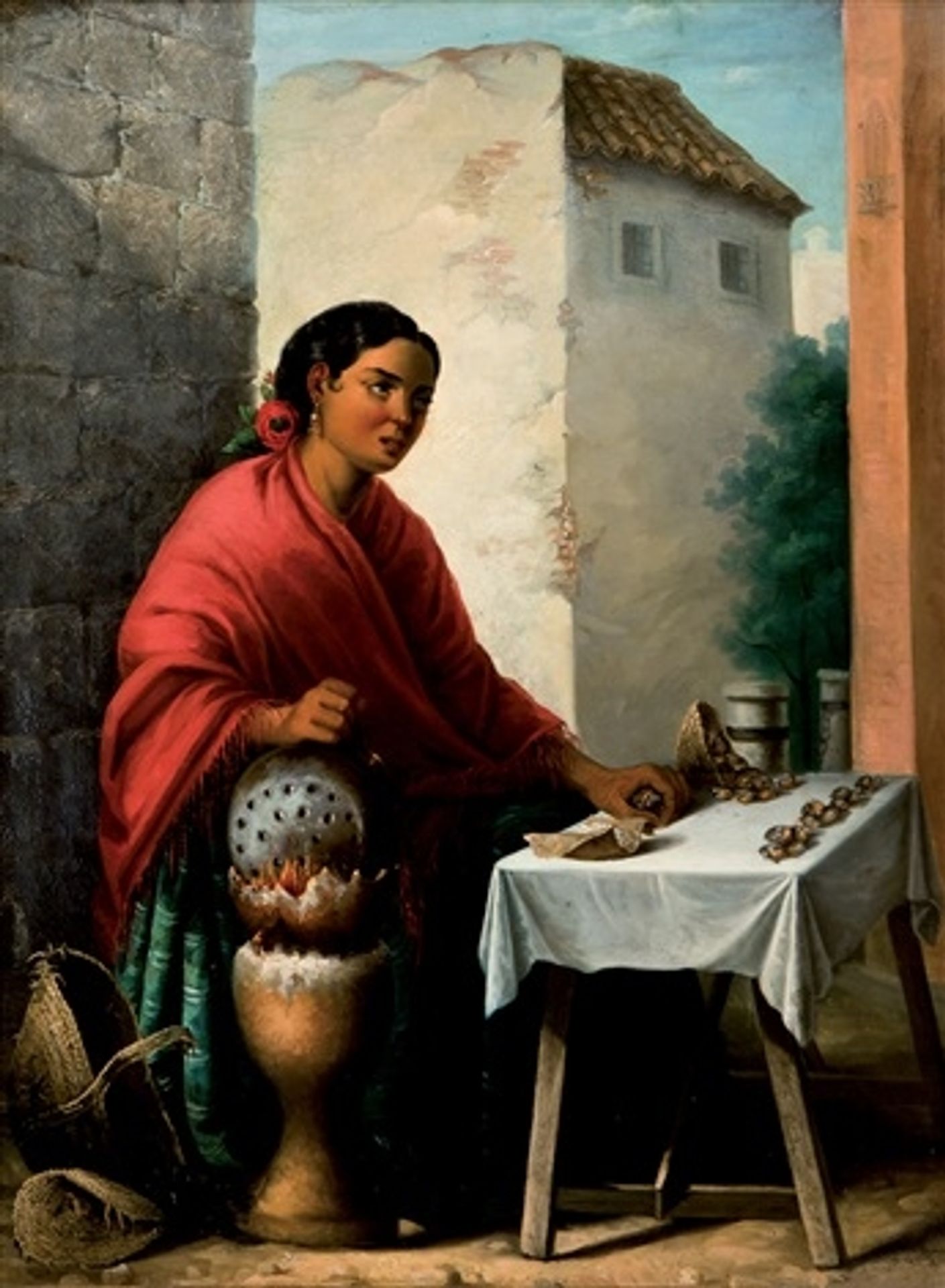 Castañera Junto a La Giralda by Antonio Cabral Bejarano