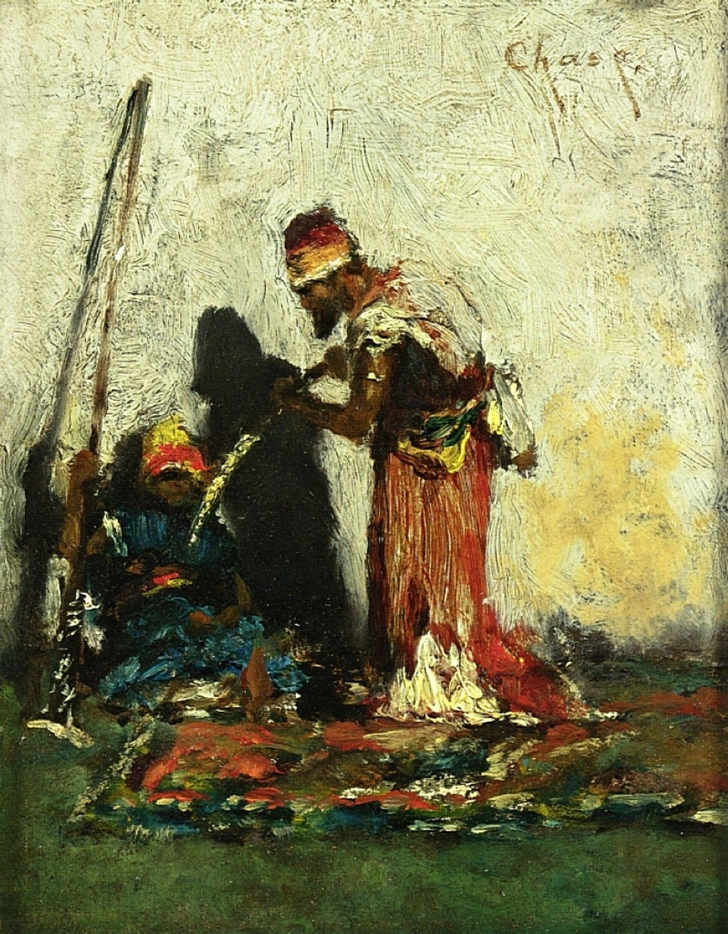 Two Arabs by William Merritt Chase