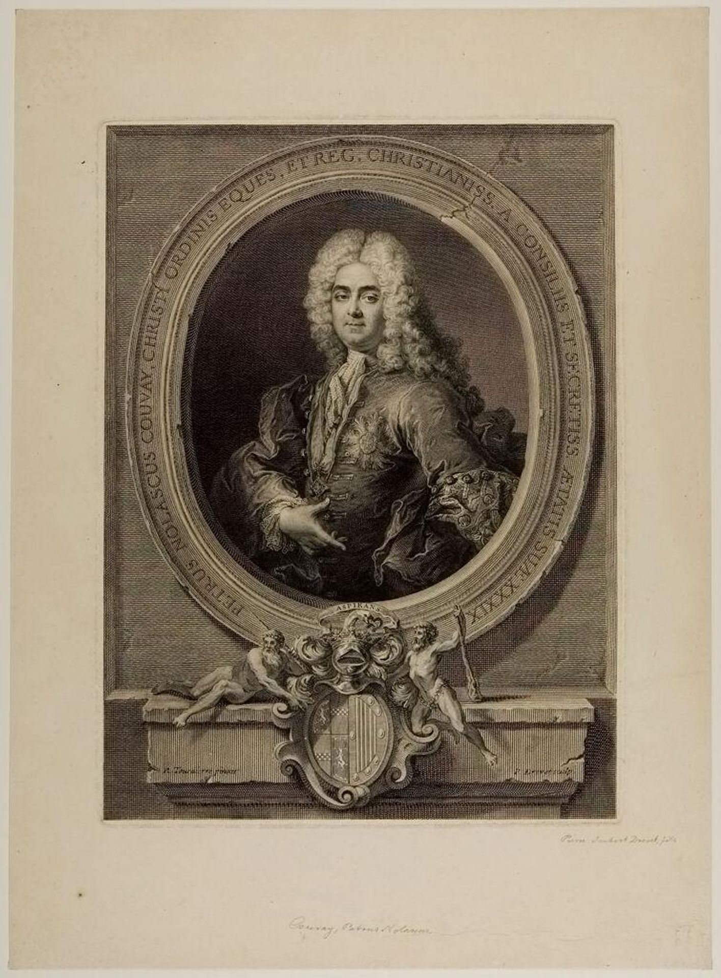 Petrus Nolascus Couvay by Pierre Drevet