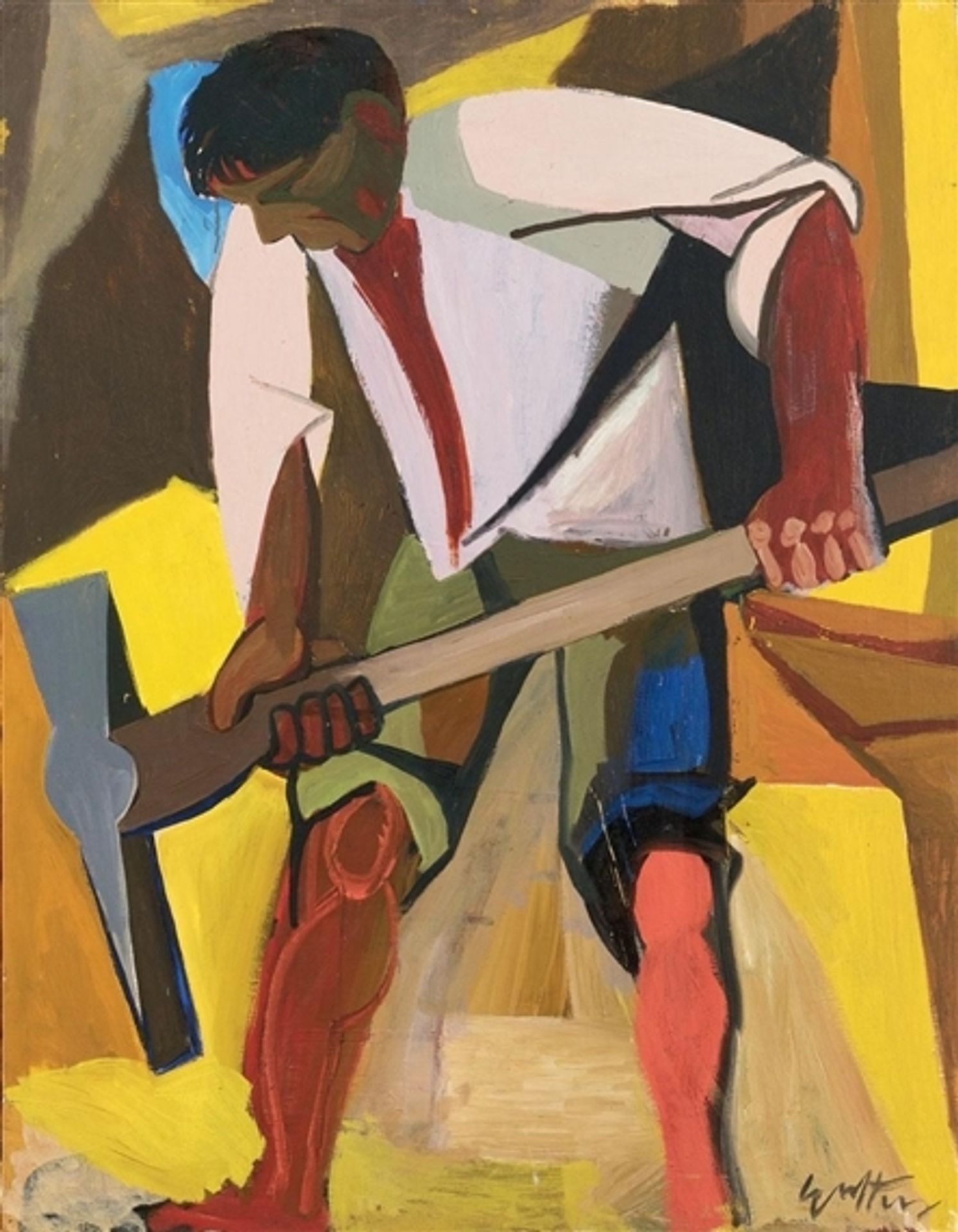 Zolfataro by Renato Guttuso