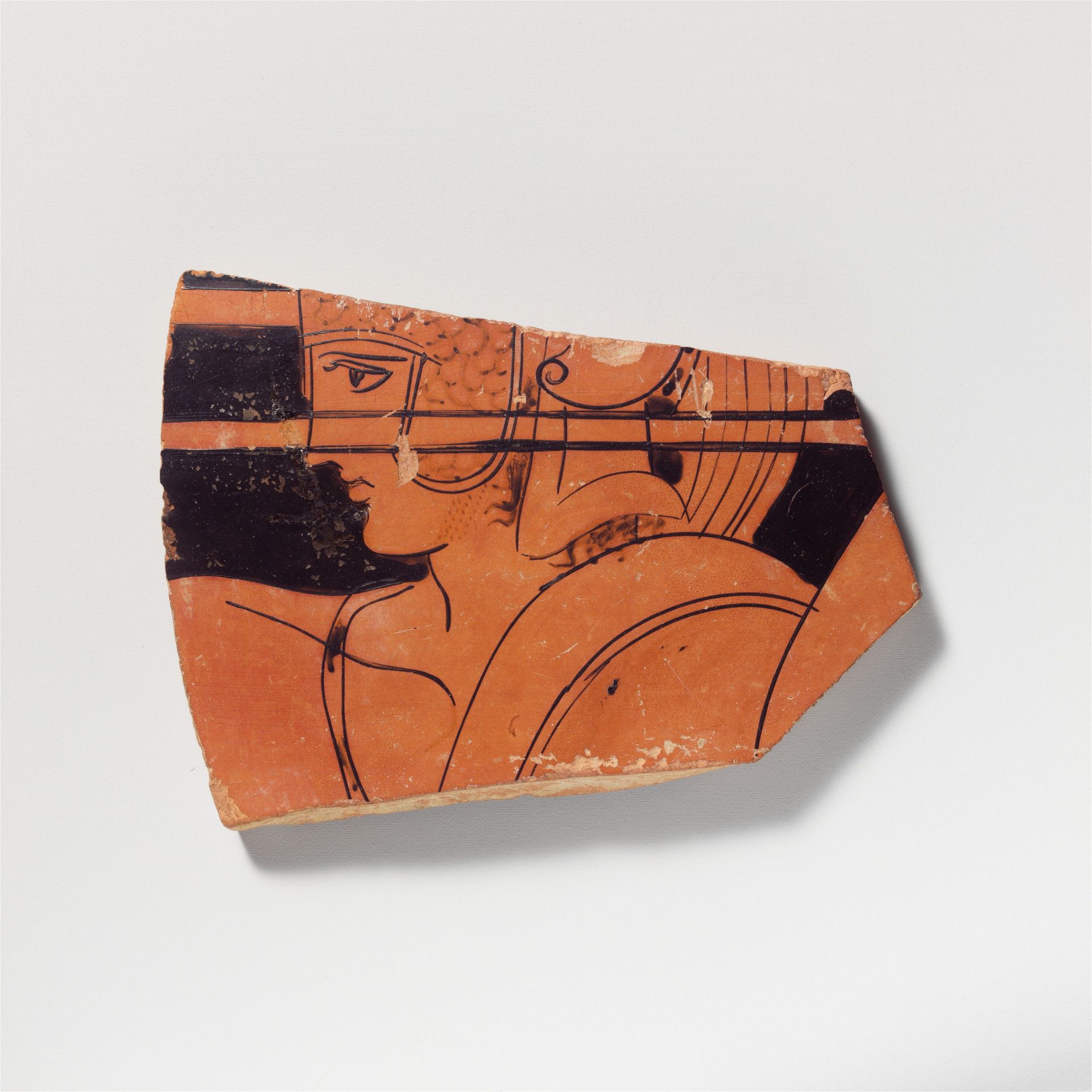 Terracotta sherd from a loutrophoros by Group of Polygnotos