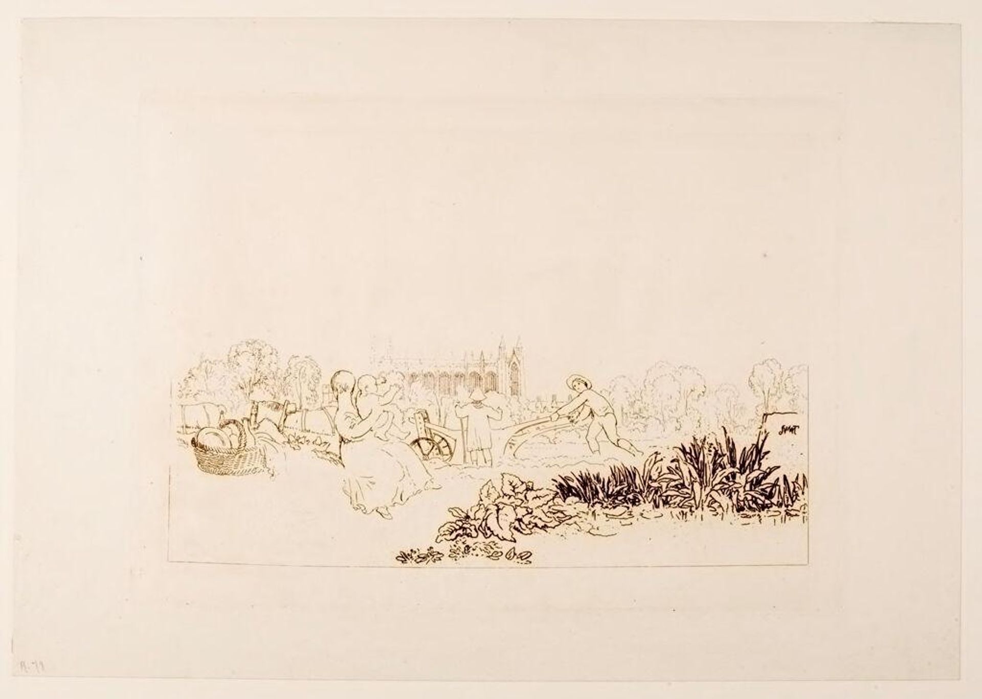 Ploughing, Eton by Joseph Mallord William Turner