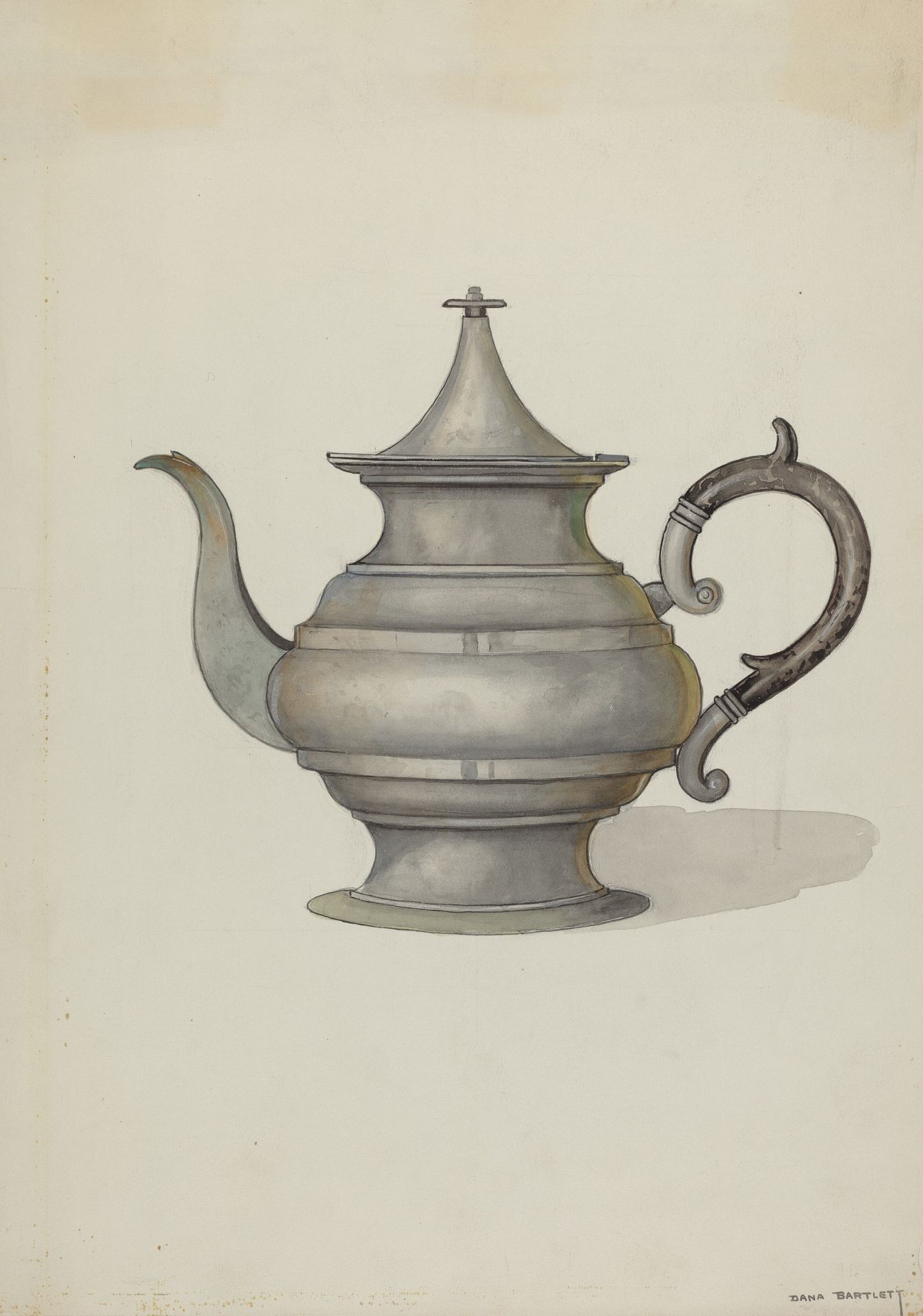 Pewter Teapot by Dana Bartlett