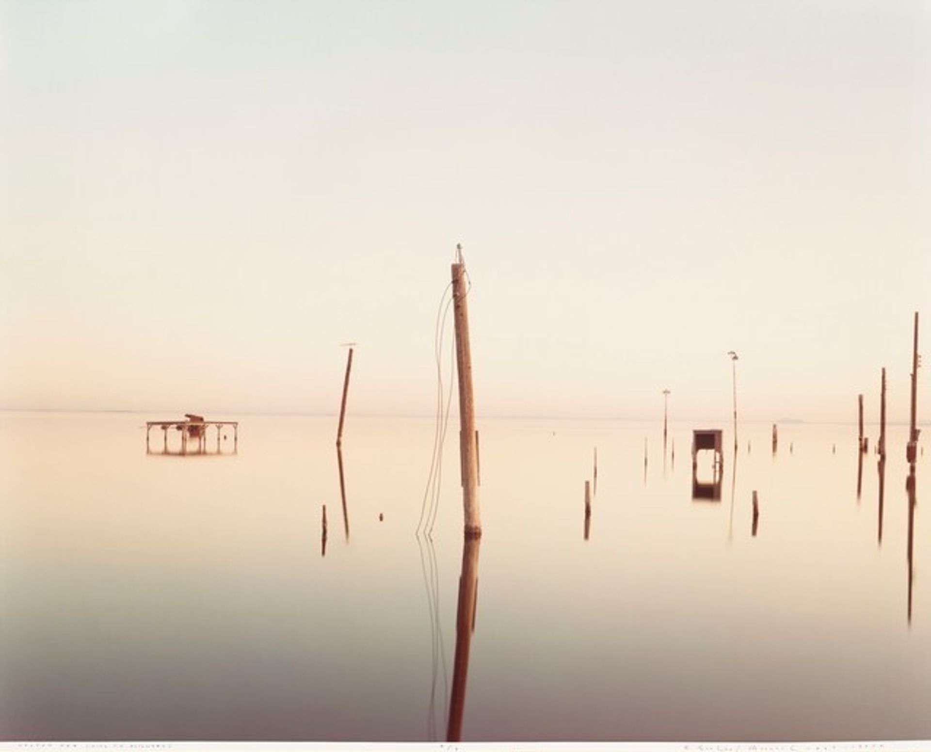 Salton Sea (with TV Antennae), California by Richard Misrach