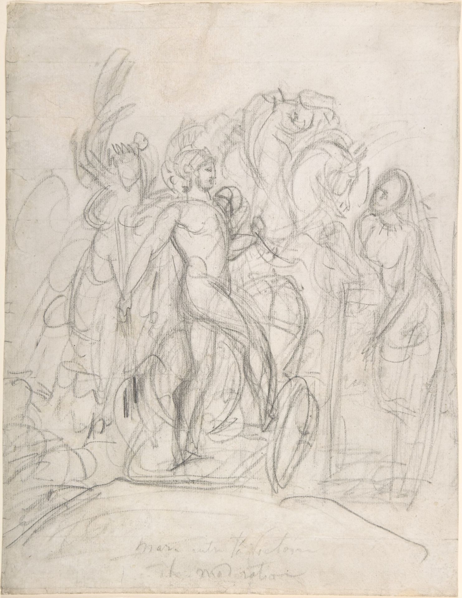 Mars Crowned by Victory and Listening to Moderation by Antoine-Jean Gros