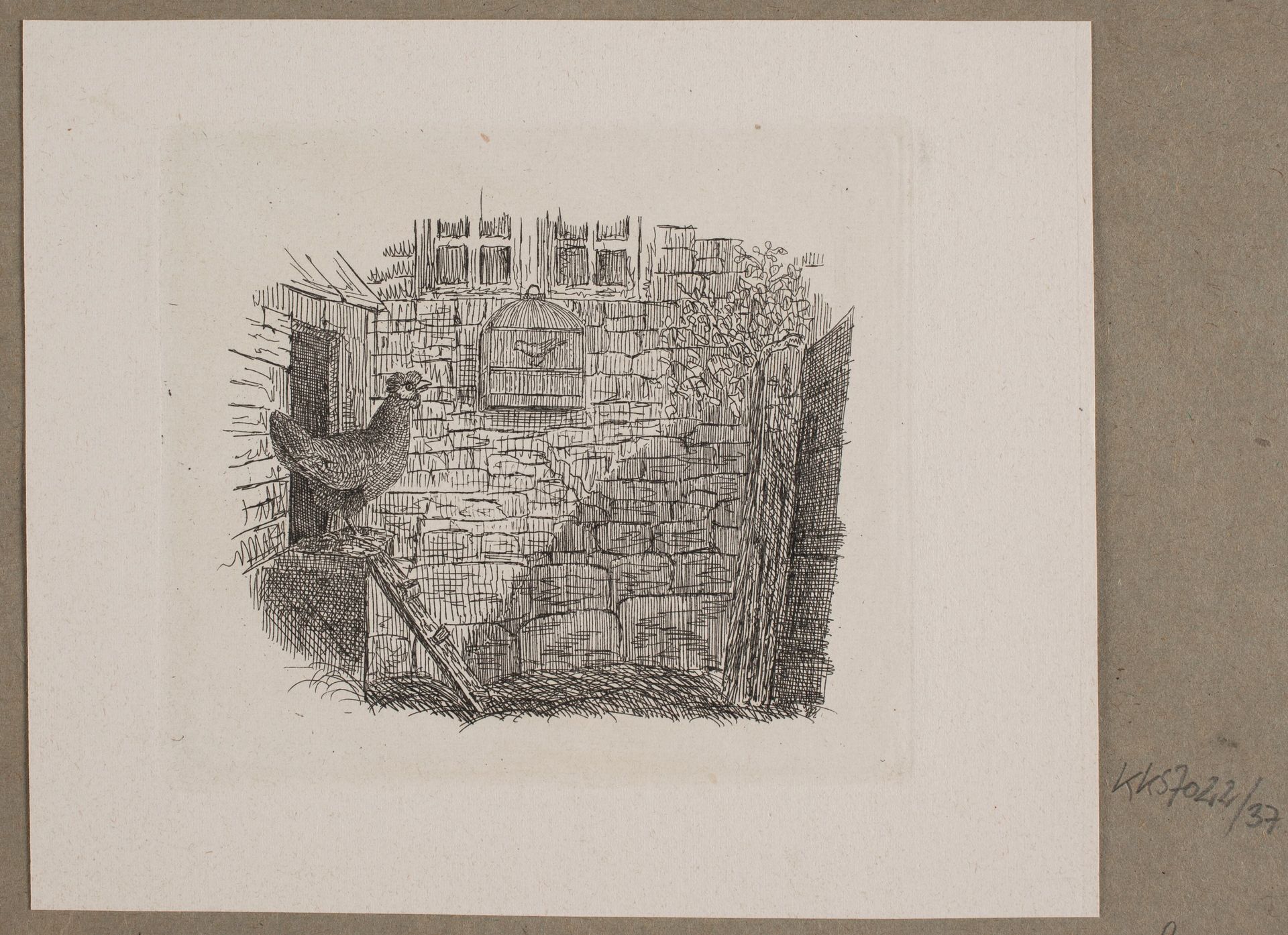 Illustration til O. Specter, "Fabler for Børn" by Vilhelm Kyhn