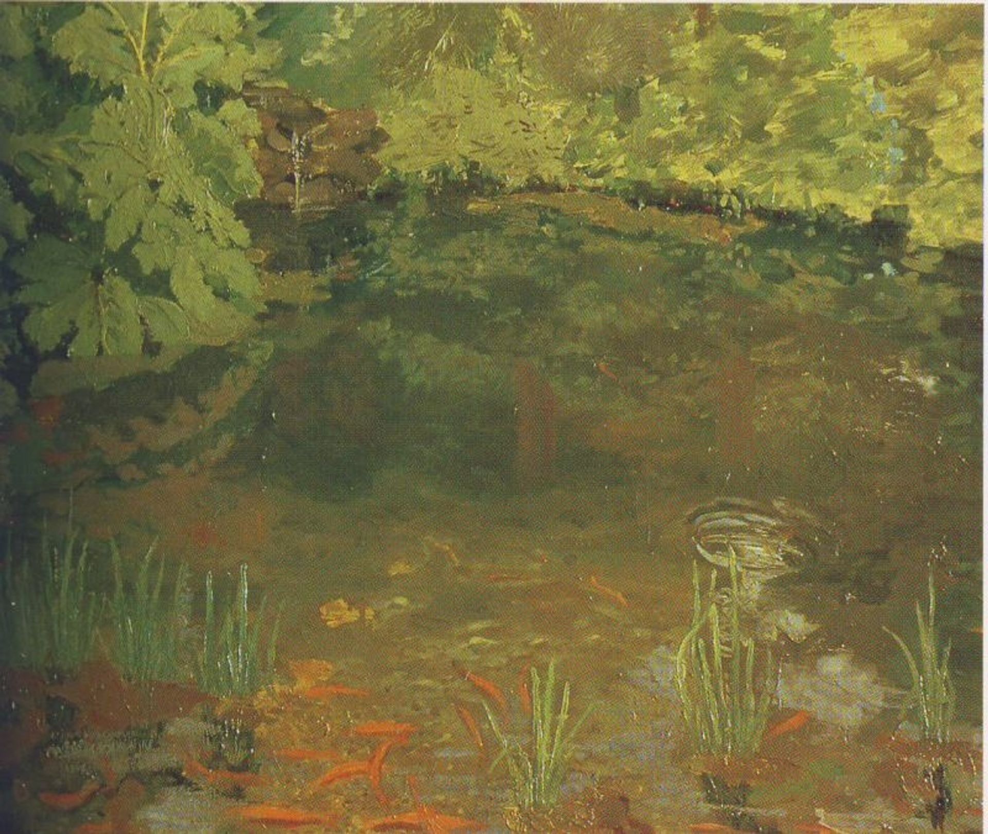 The Goldfish Pool at Chartwell by Winston Churchill