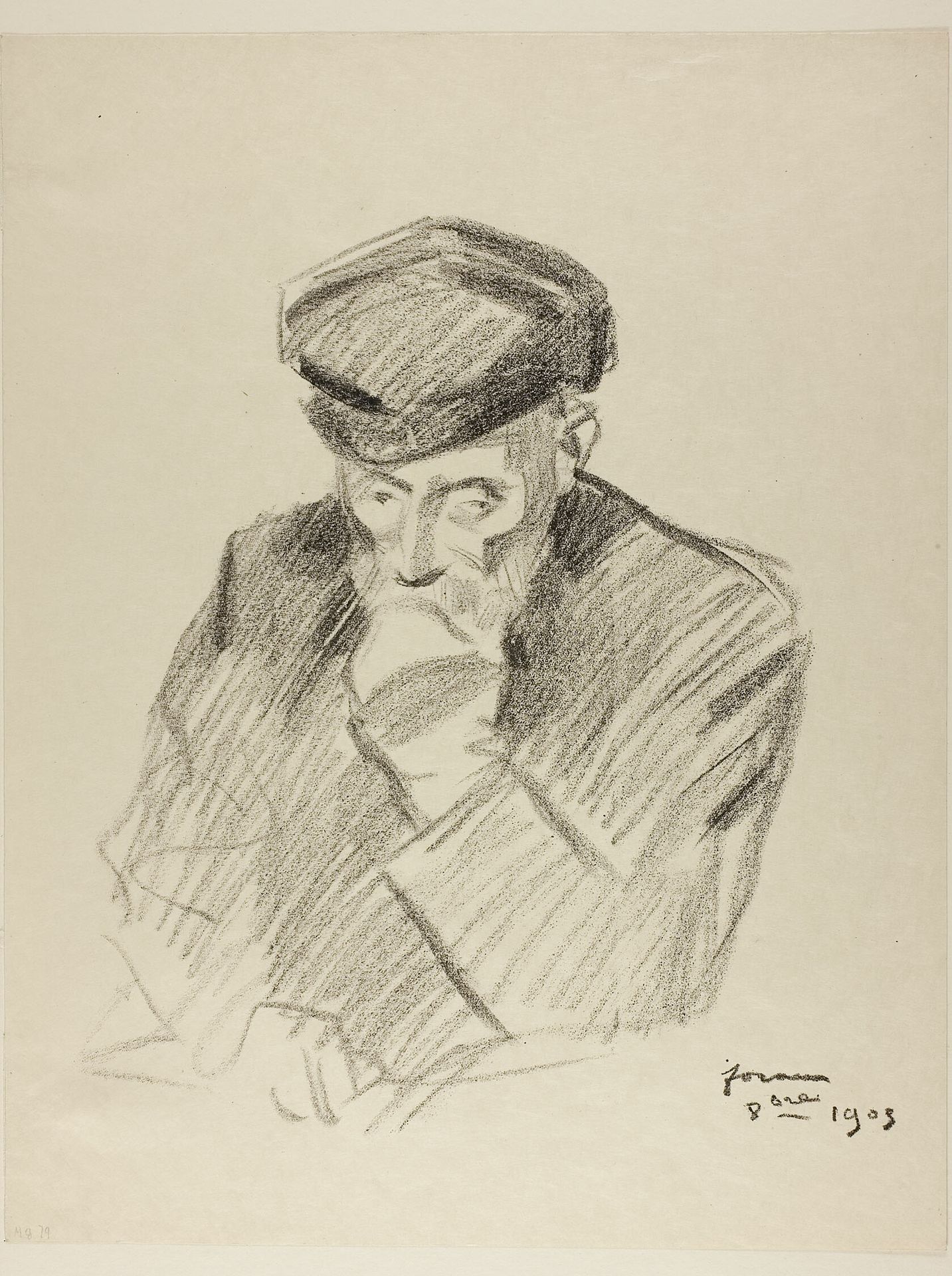 Portrait of Renoir, Fourth Plate by Jean-Louis Forain