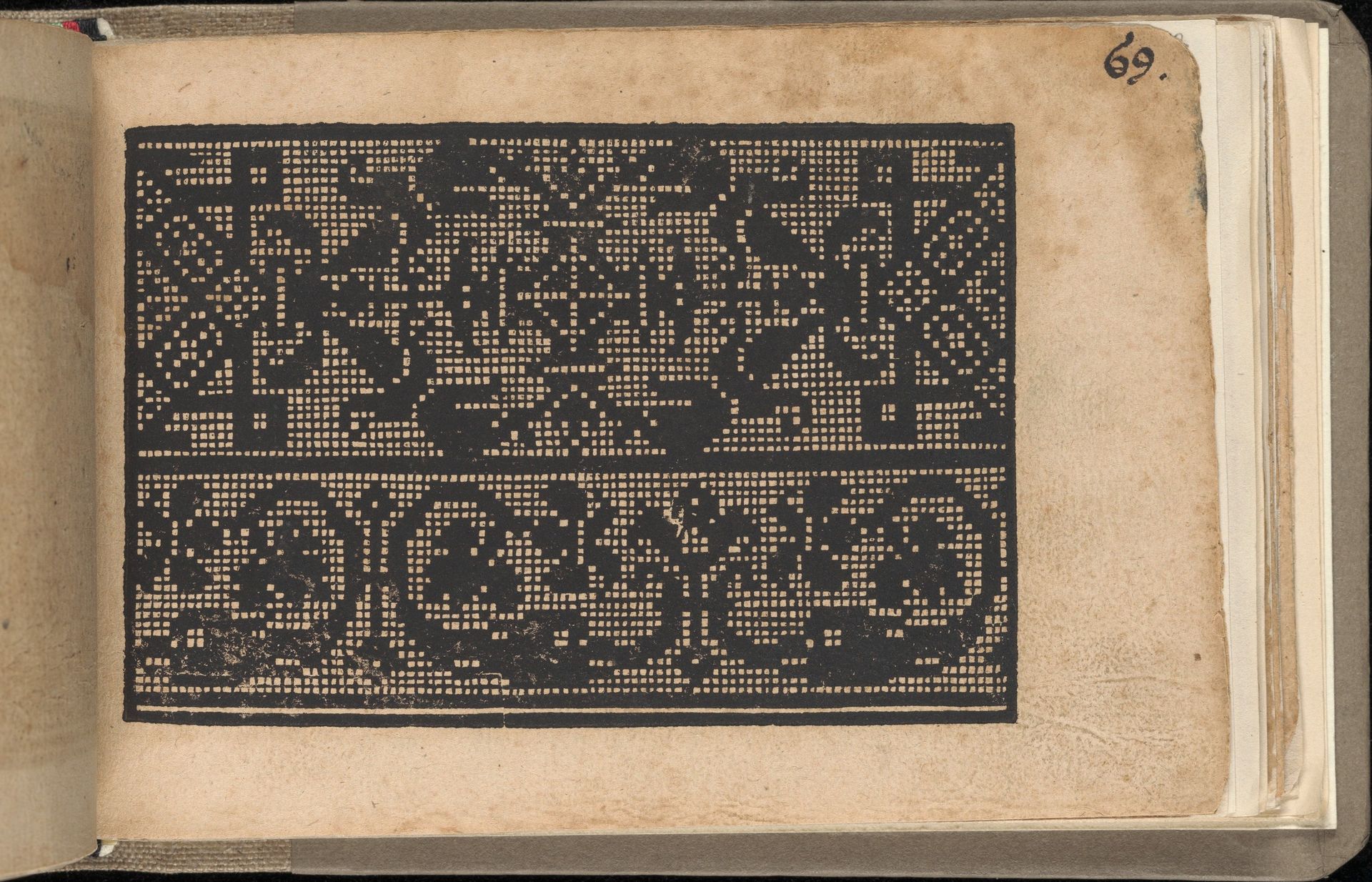 Schön newes Modelbuch (Page 69r) by Sigismundus Latomus