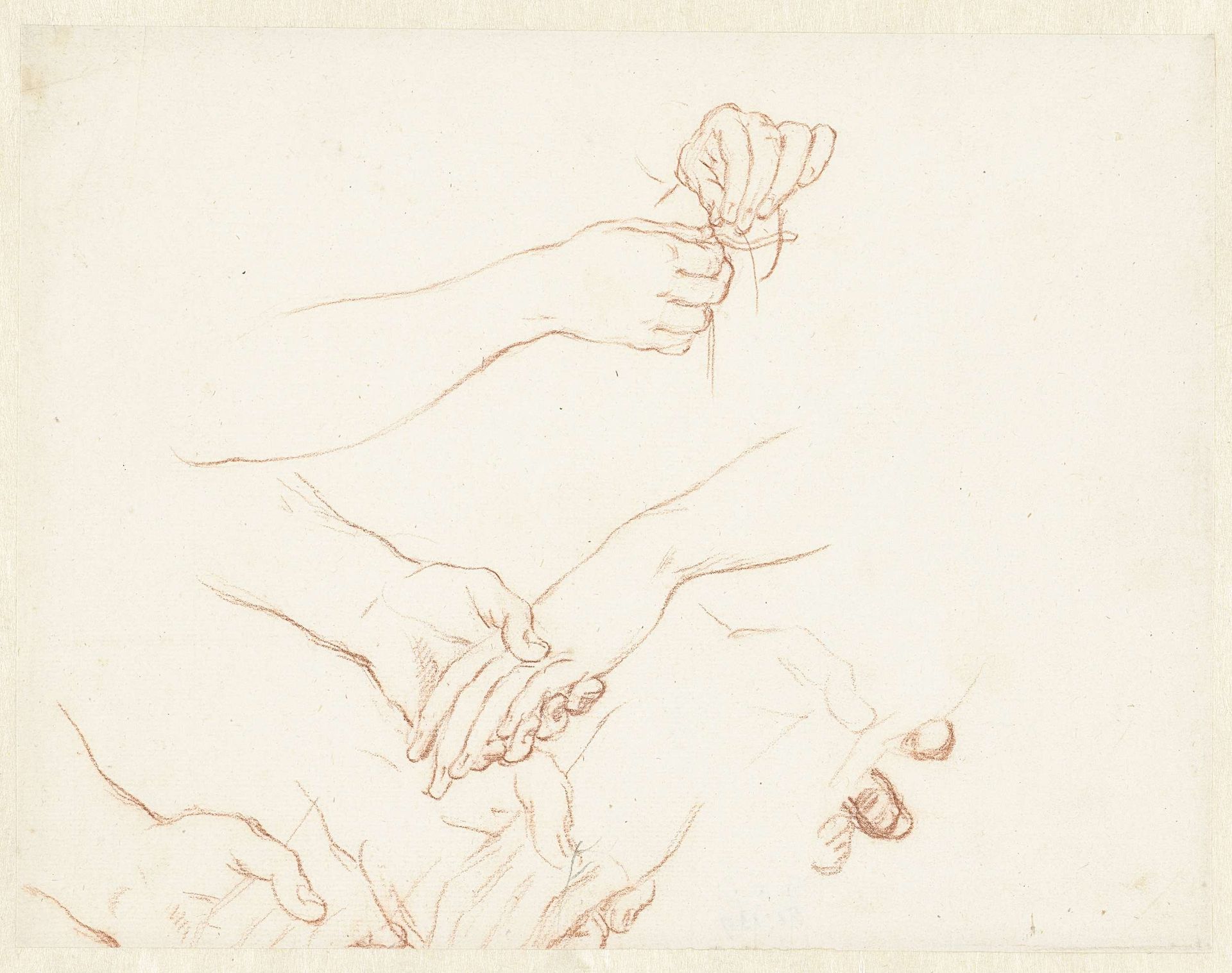 Studies van handen by Bernard Picart