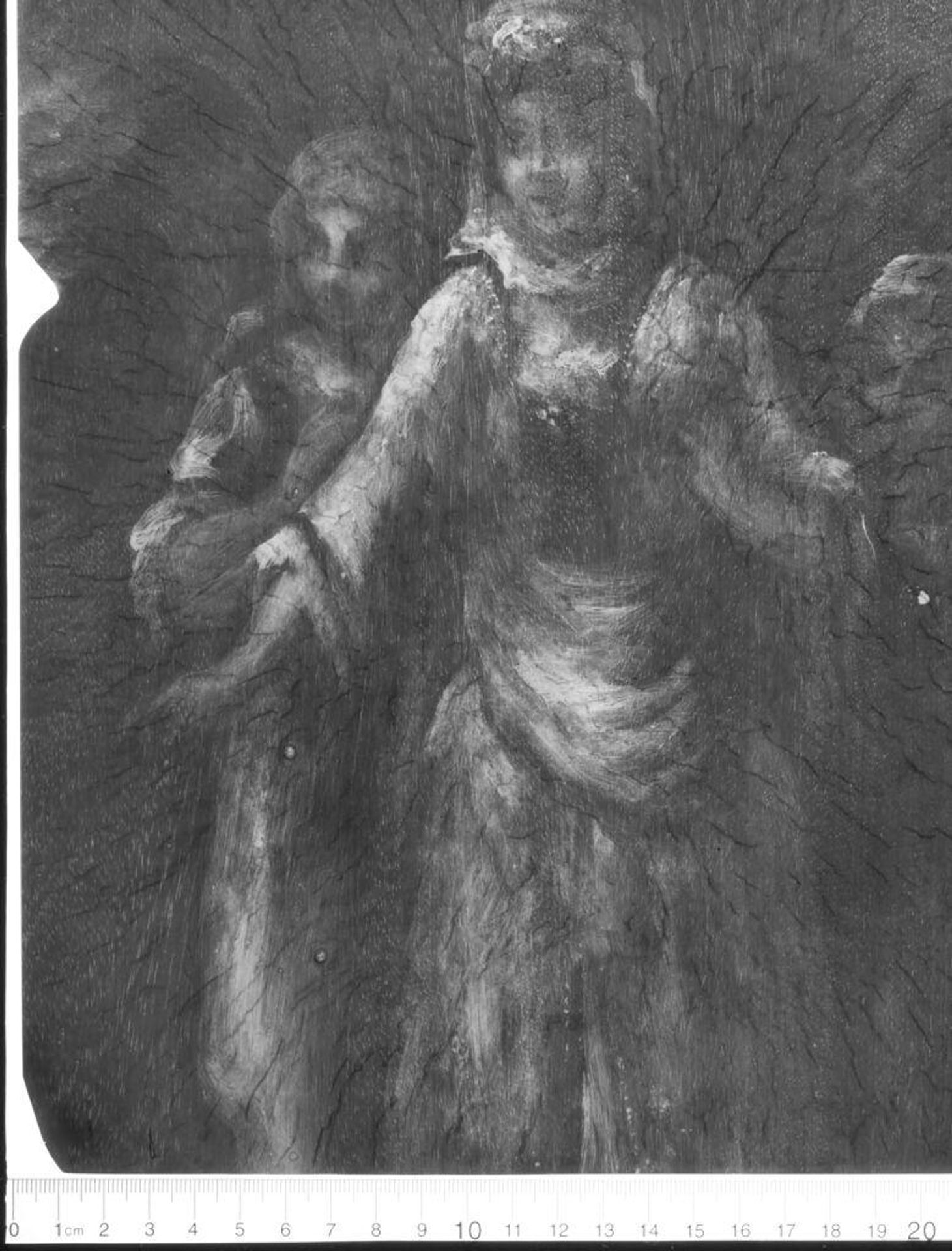 X-radiograph(s) of "Three Girls" by Artist of original: Narcisse Virgile Diaz de la PeÃ±a