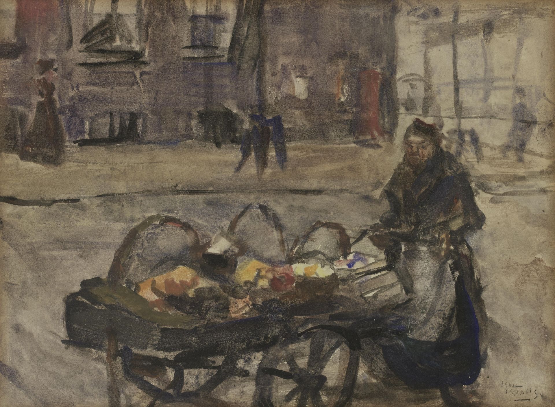 A Street Vendor by Isaac Israels