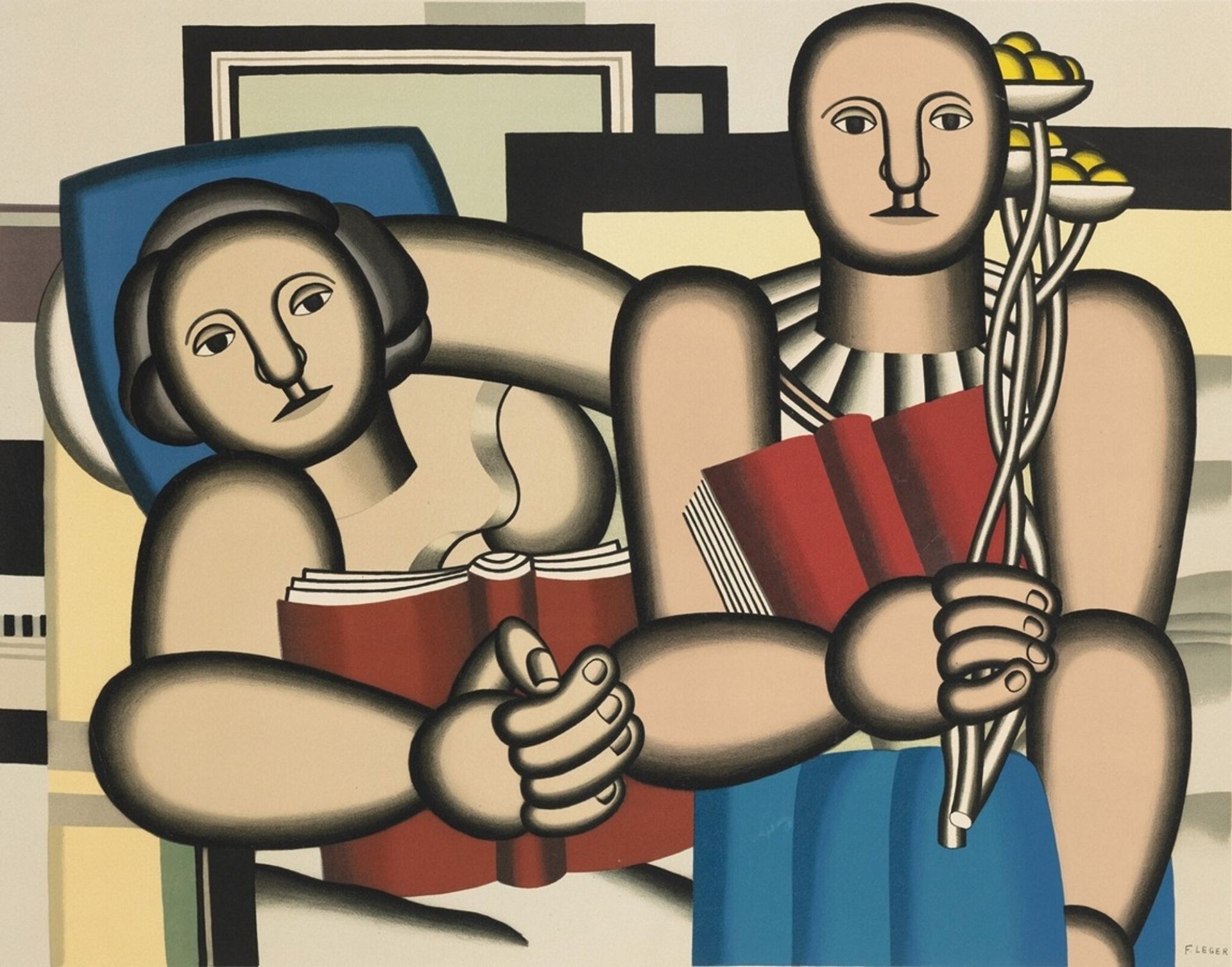 La Lecture by Fernand Léger