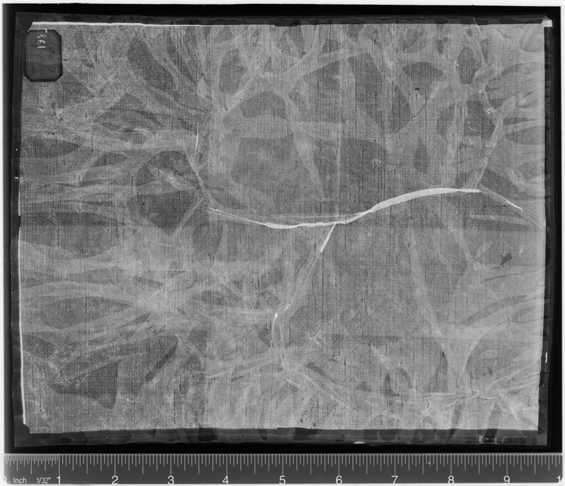 X-radiograph(s) of "Margareta Theresa" by Artist of original: Diego Rodriguez VelÃ¡zquez