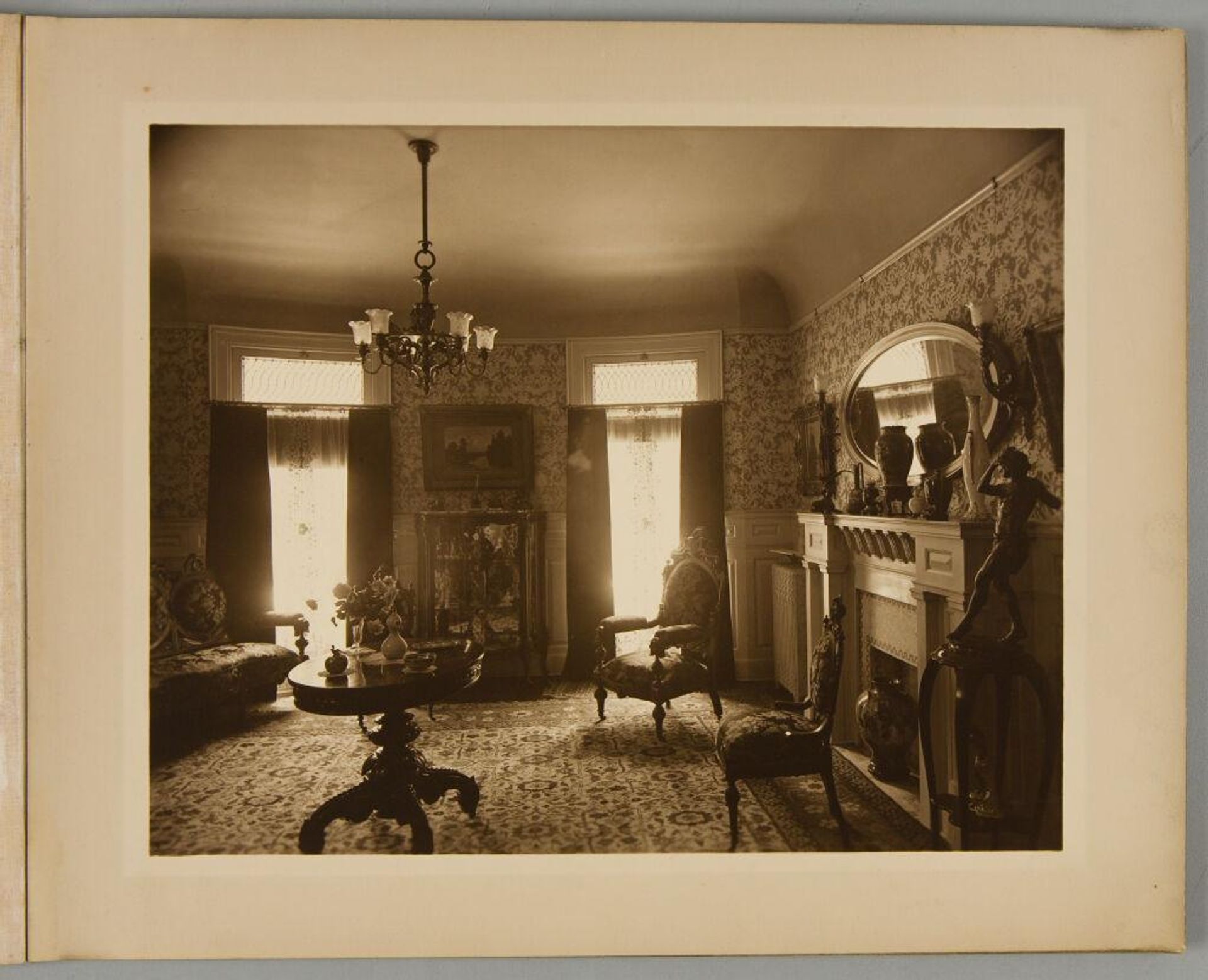 Untitled (parlor, looking toward windows) by Martin Schweig