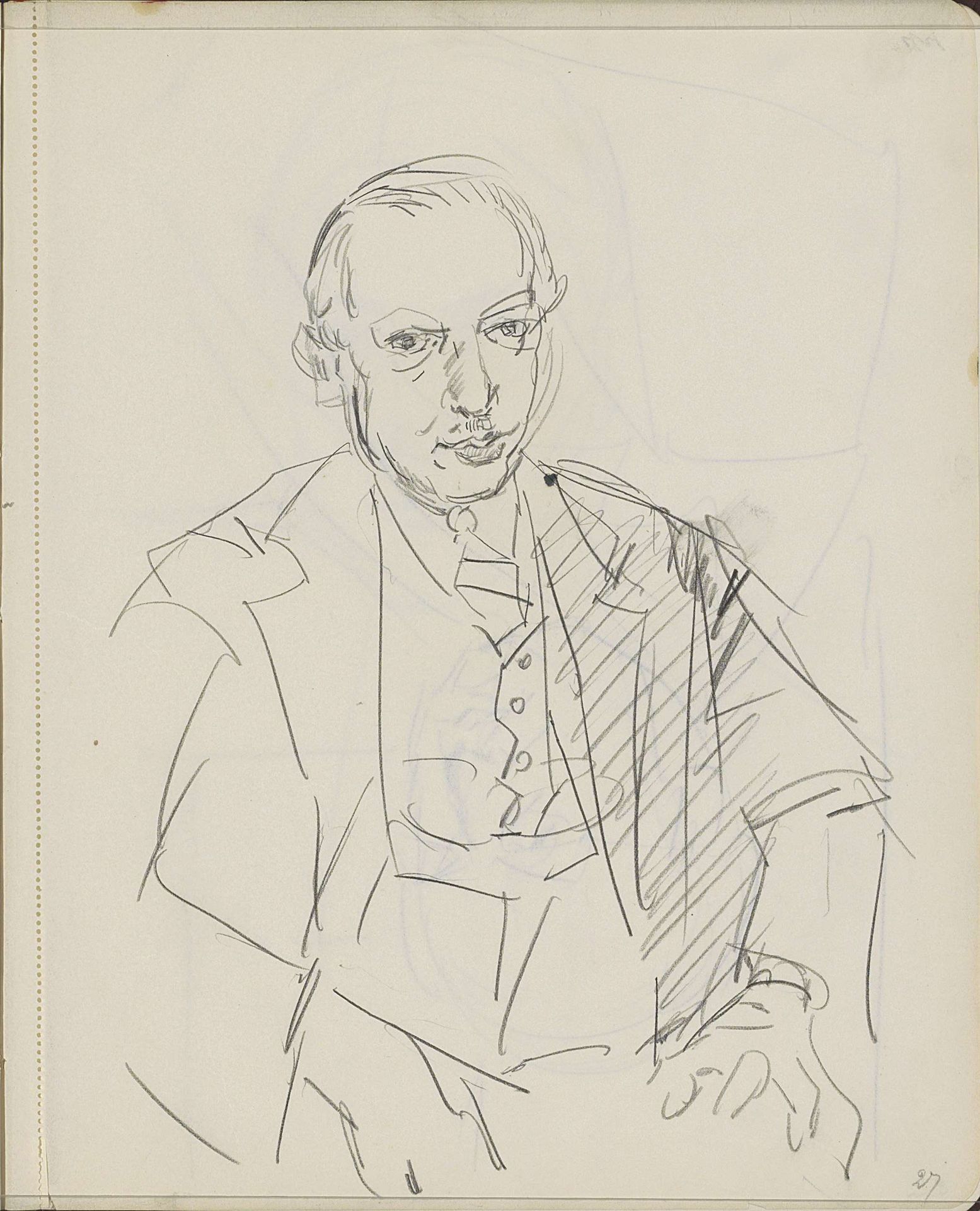 Portret van Nehemia de Lieme by Isaac Israels