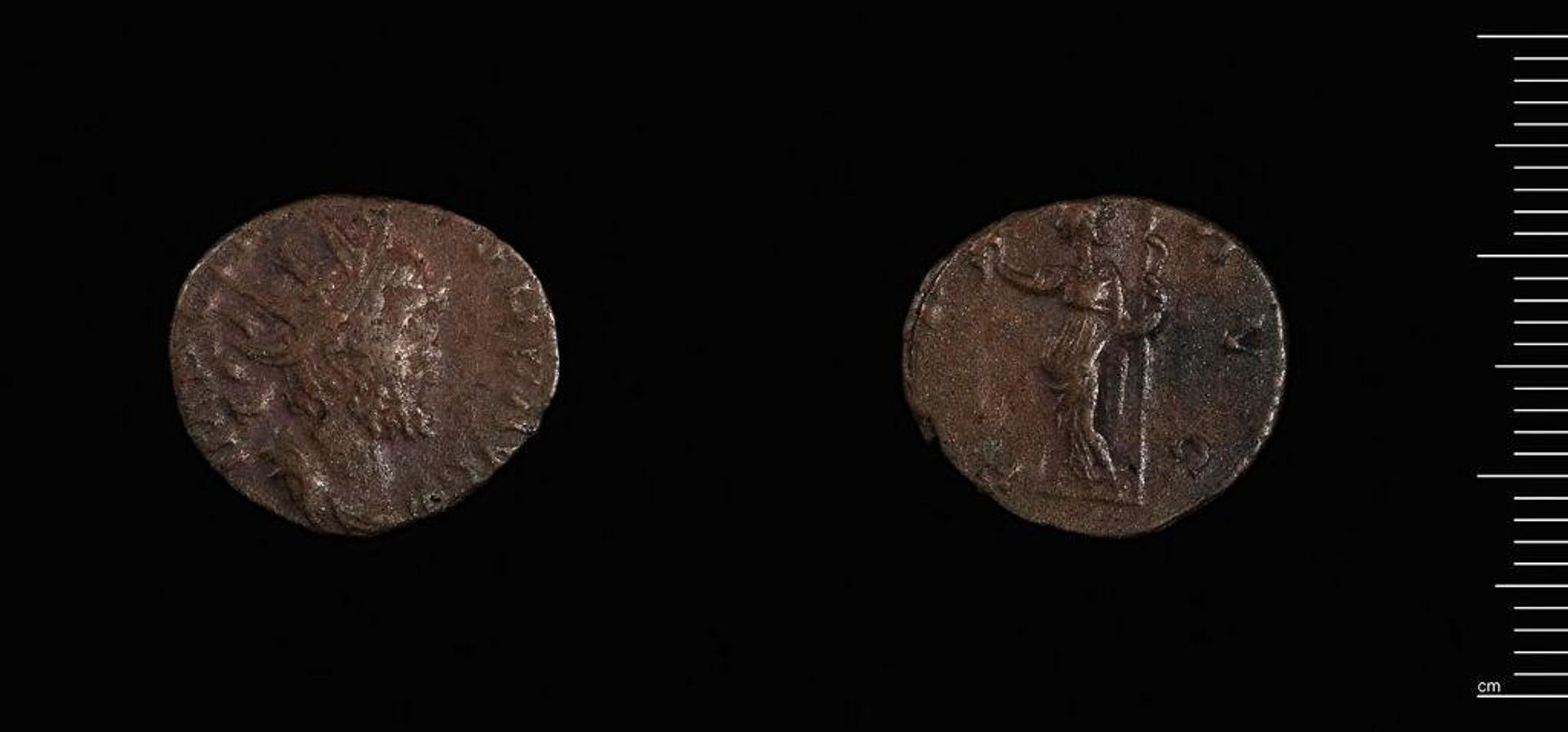 Antoninianus of Tetricus I by Tetricus I