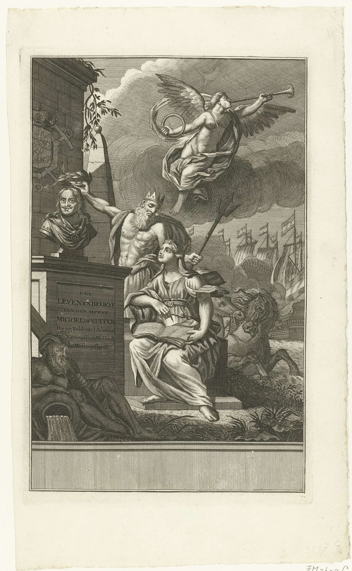Titelpagina voor: G. Brandt, Het leven en bedryf van den heere Michiel de Ruiter by Anonymous