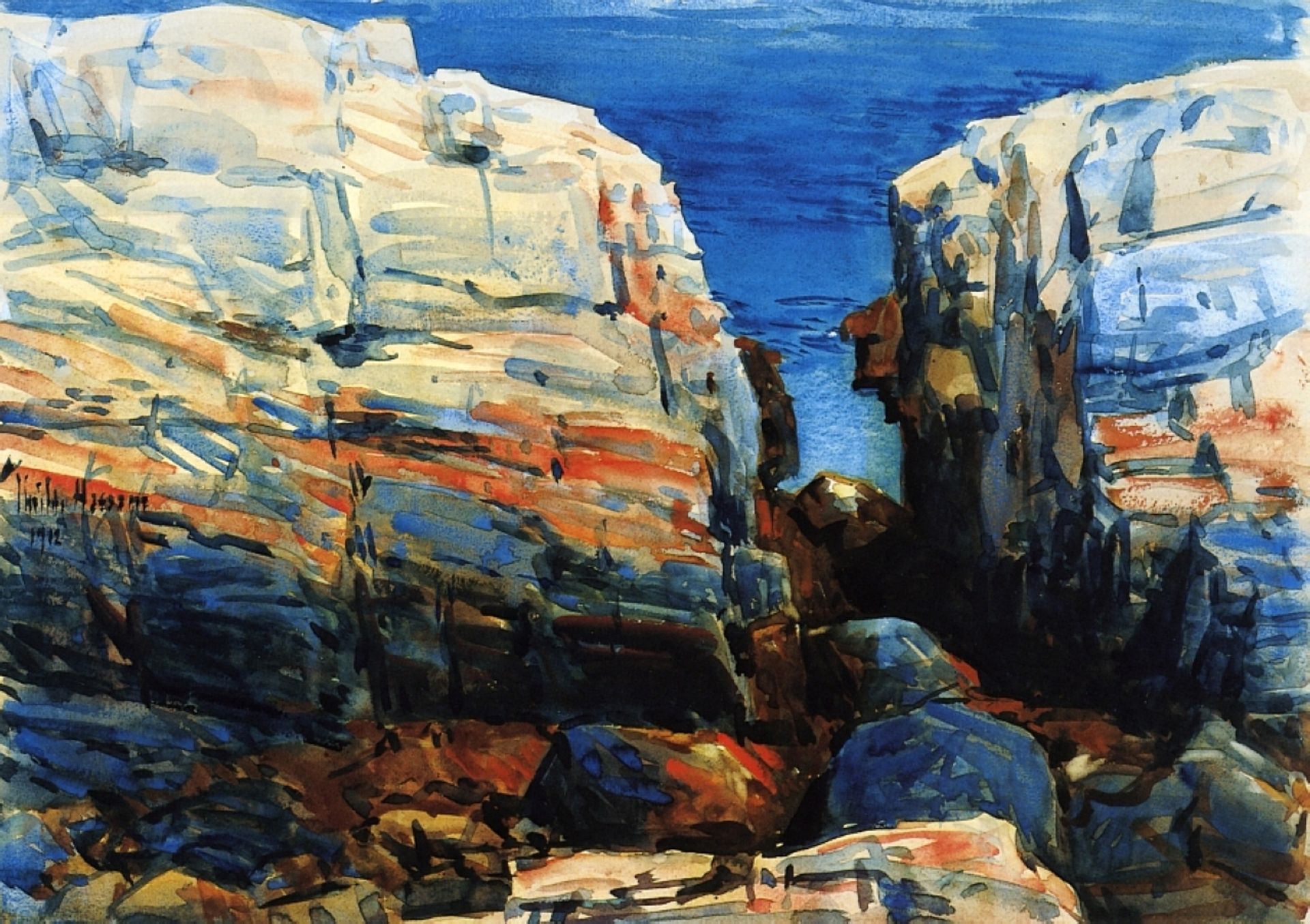The Gorge, Appledore by Childe Hassam