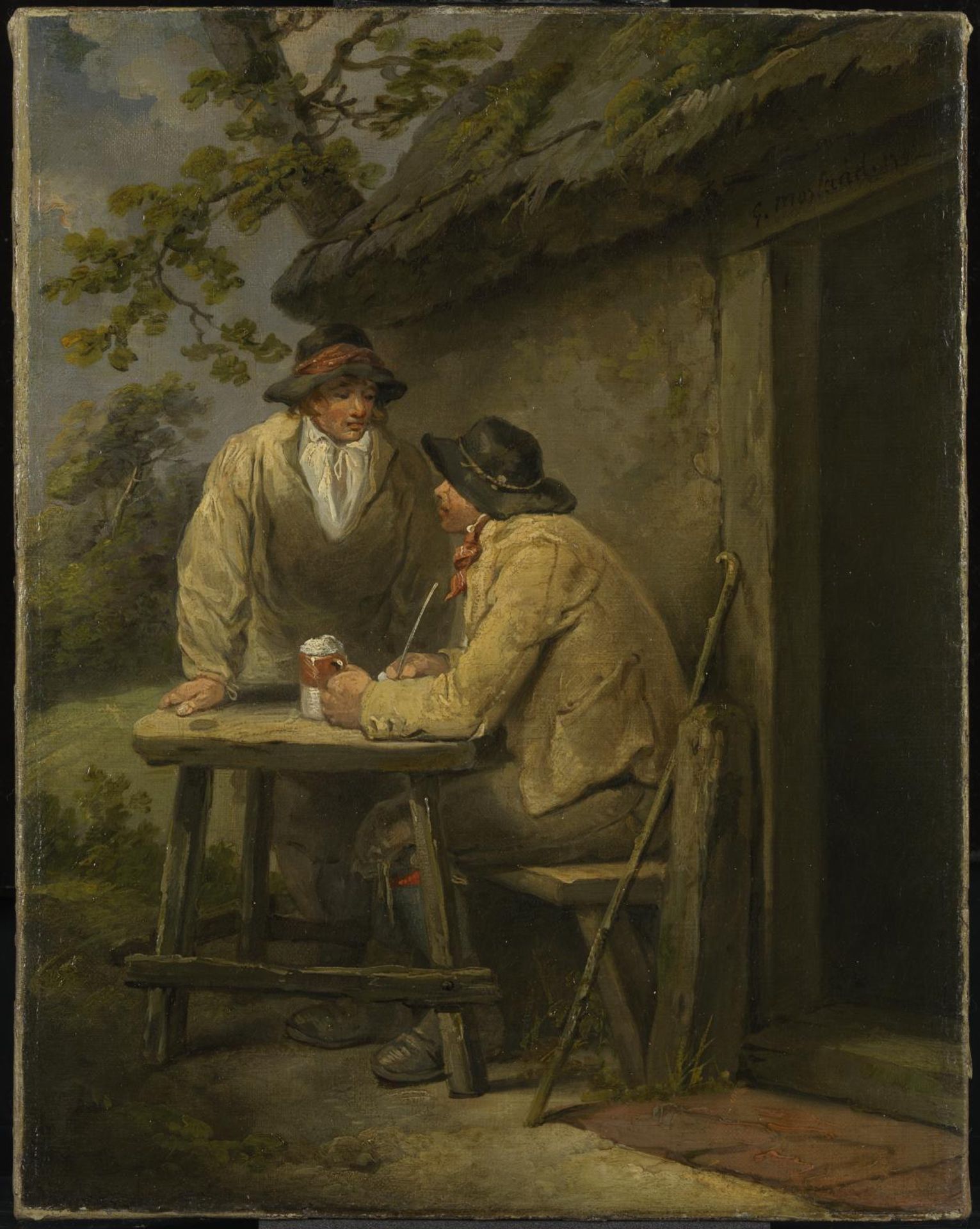 Outside the Ale-House Door by George Morland