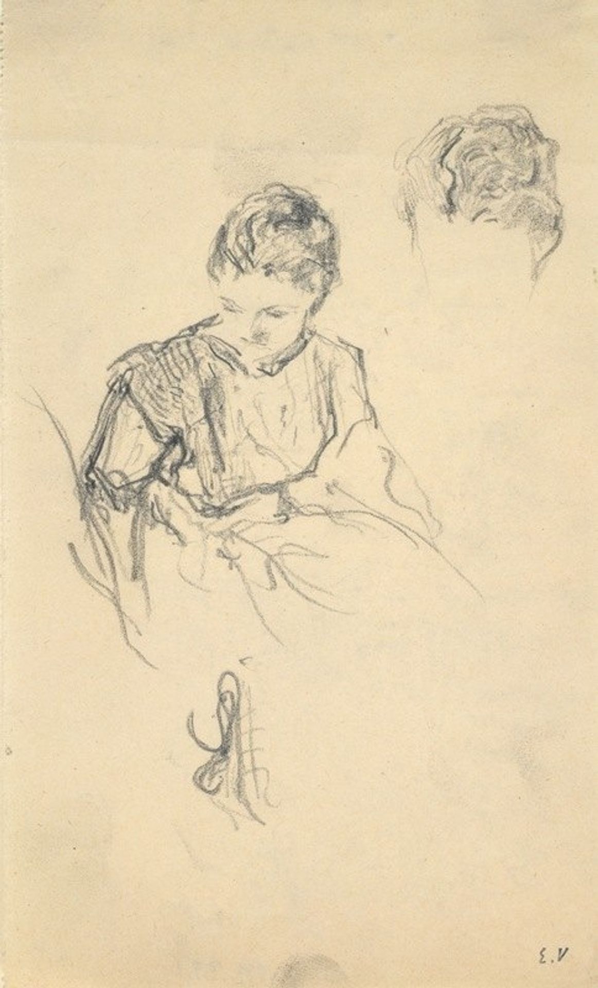 Young Woman by Édouard Vuillard