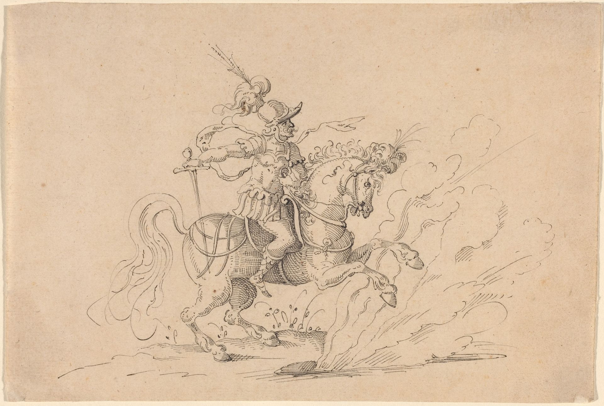 The Sacrifice of Marcus Curtius by Jost Amman