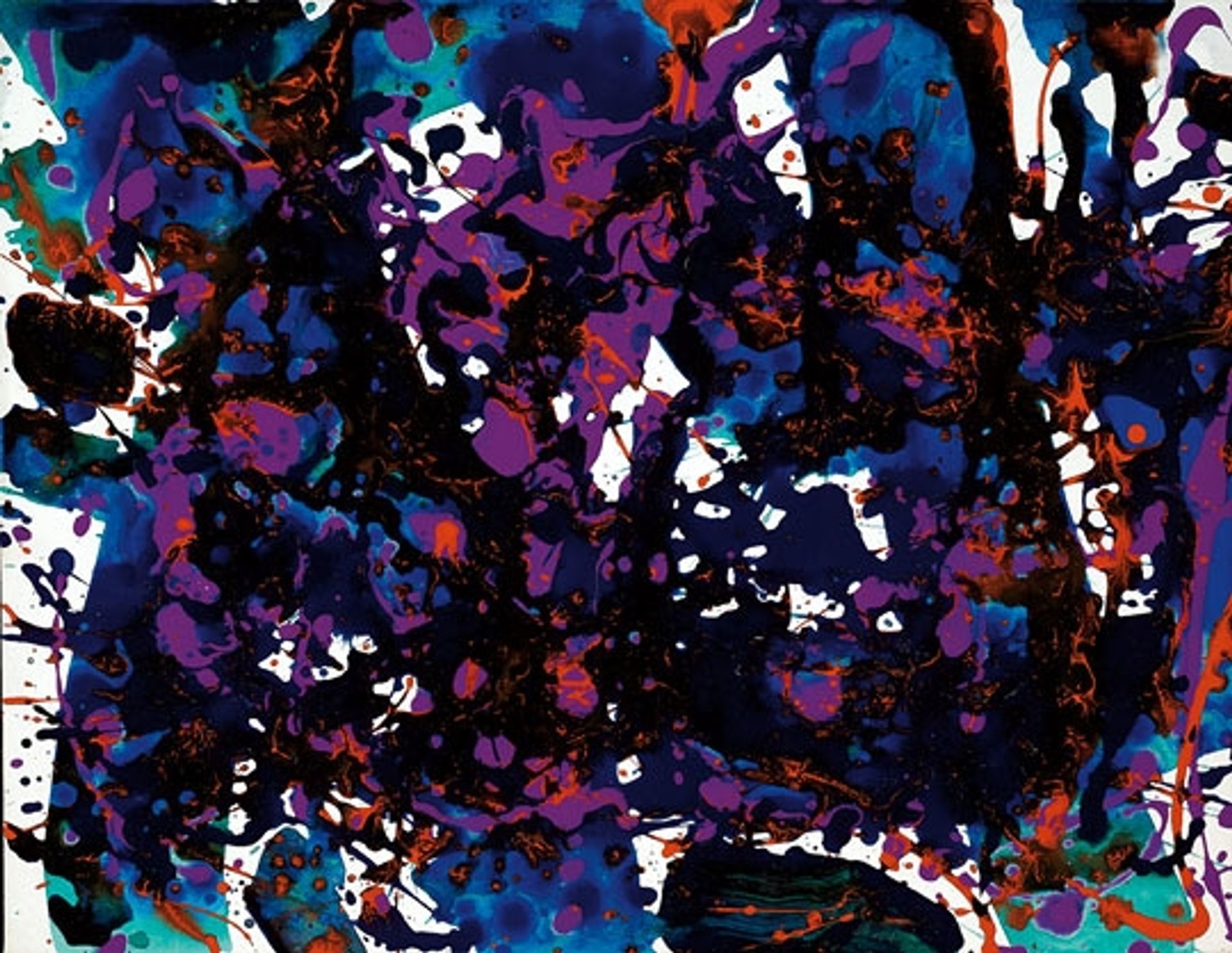 Untitled (SFP94-3, SF94-024) by Sam Francis