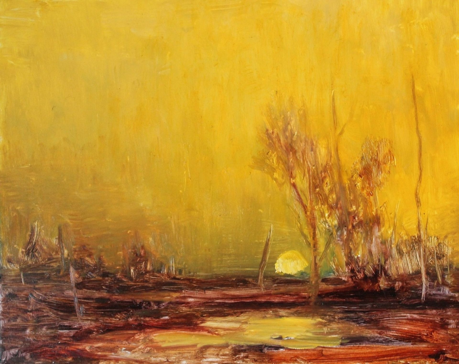 Study in Red and Gold by Rose Freymuth-Frazier