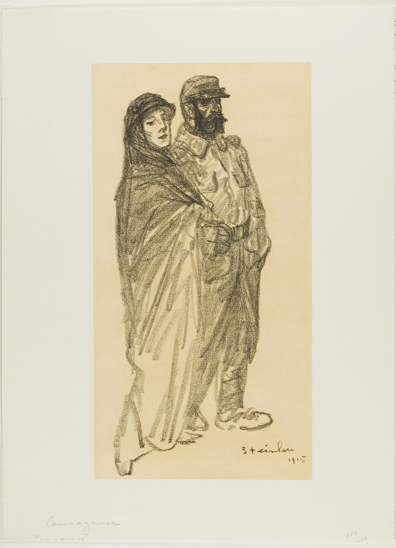 Courageous by Théophile Alexandre Steinlen