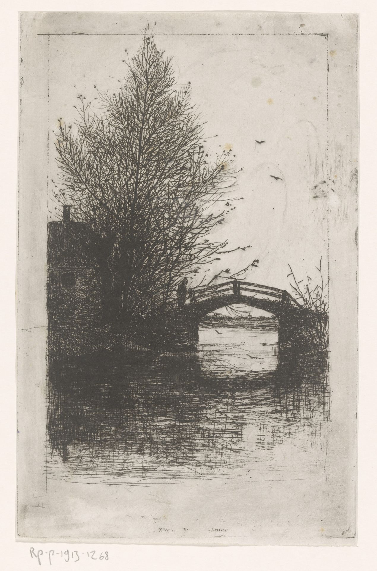 Brug over het water by Philip Zilcken