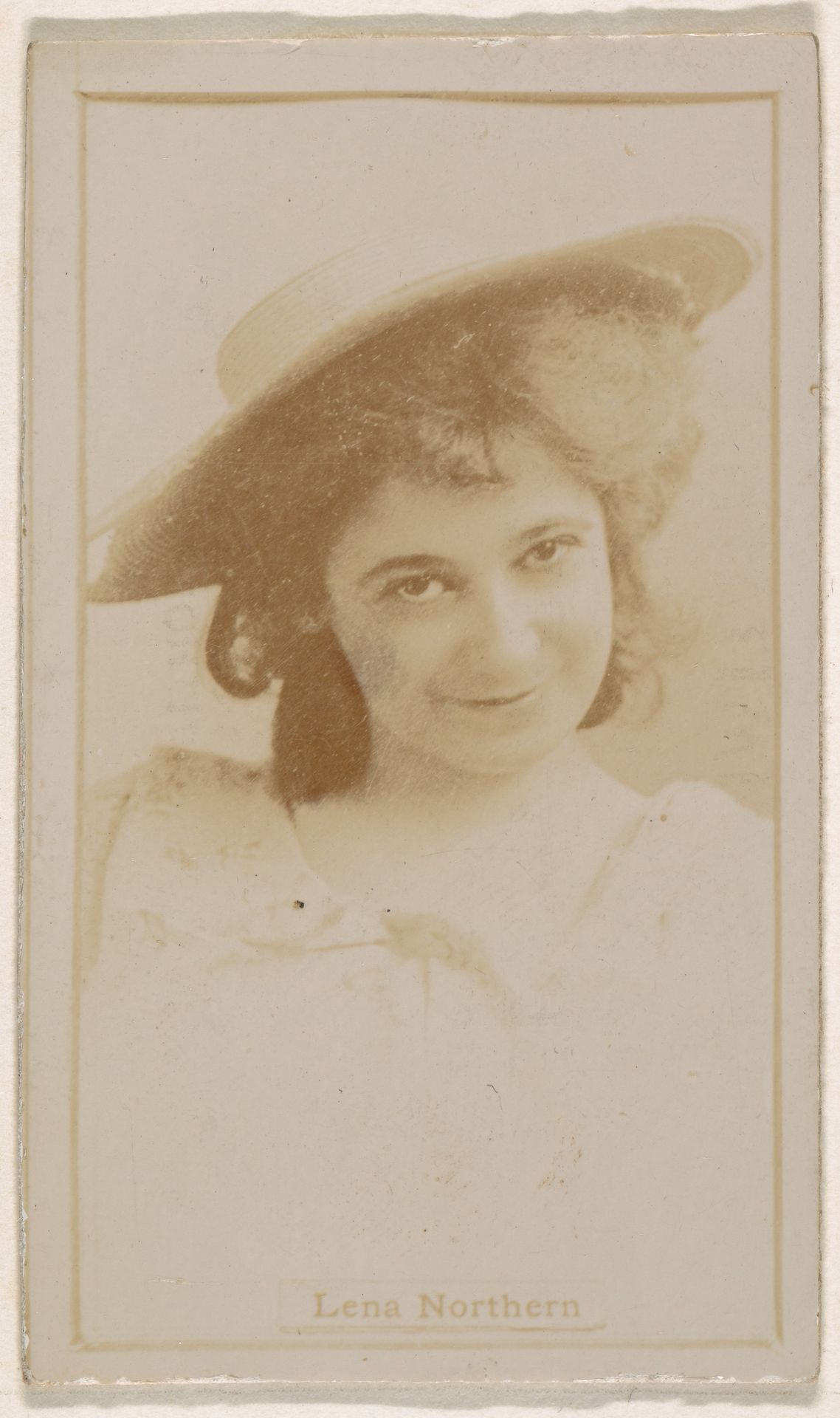Lena Northern, from the Actresses series (N245) issued by Kinney Brothers to promote Sweet Caporal Cigarettes by Kinney Brothers Tobacco Company