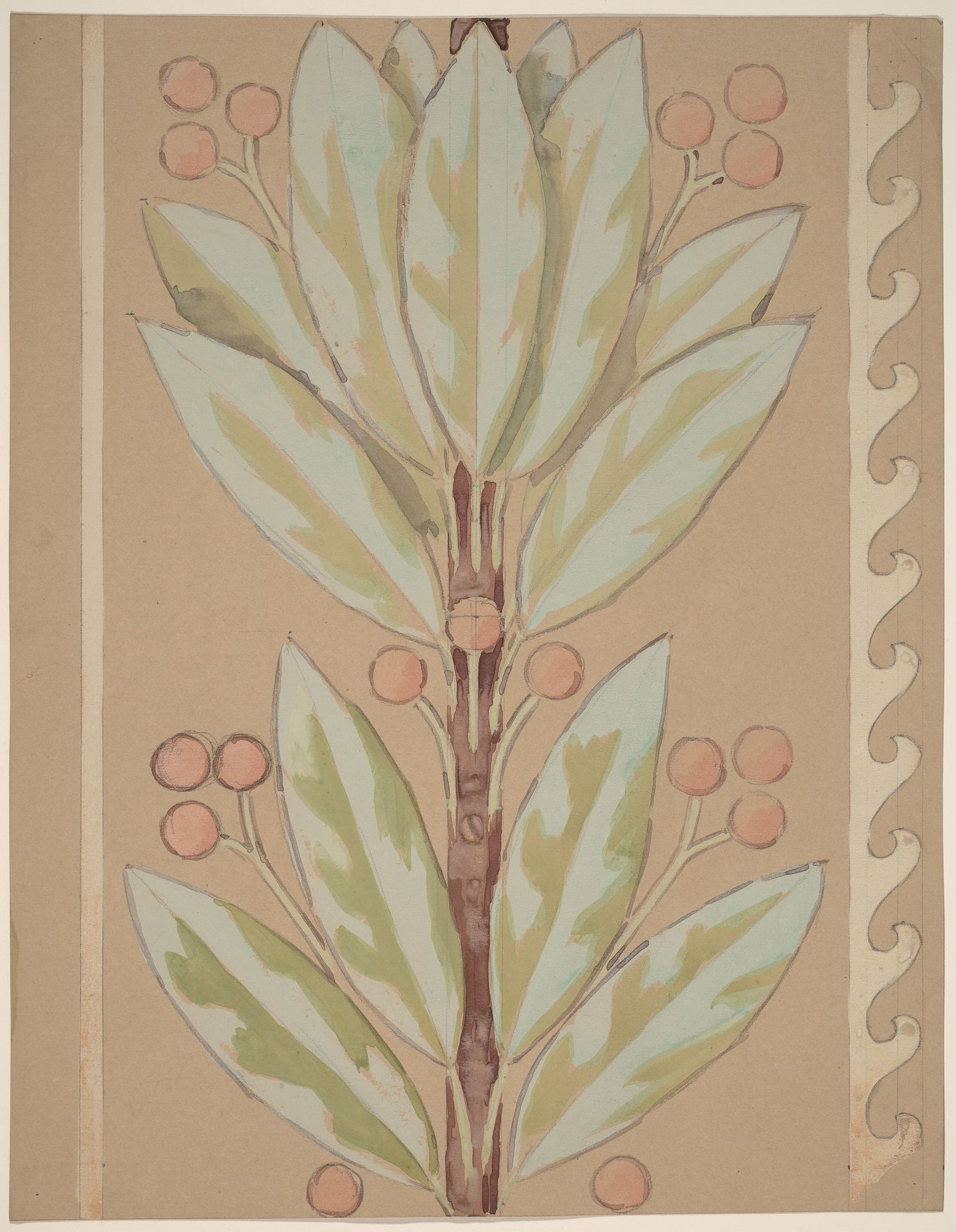 Study for a Border Design by Charles Sprague Pearce