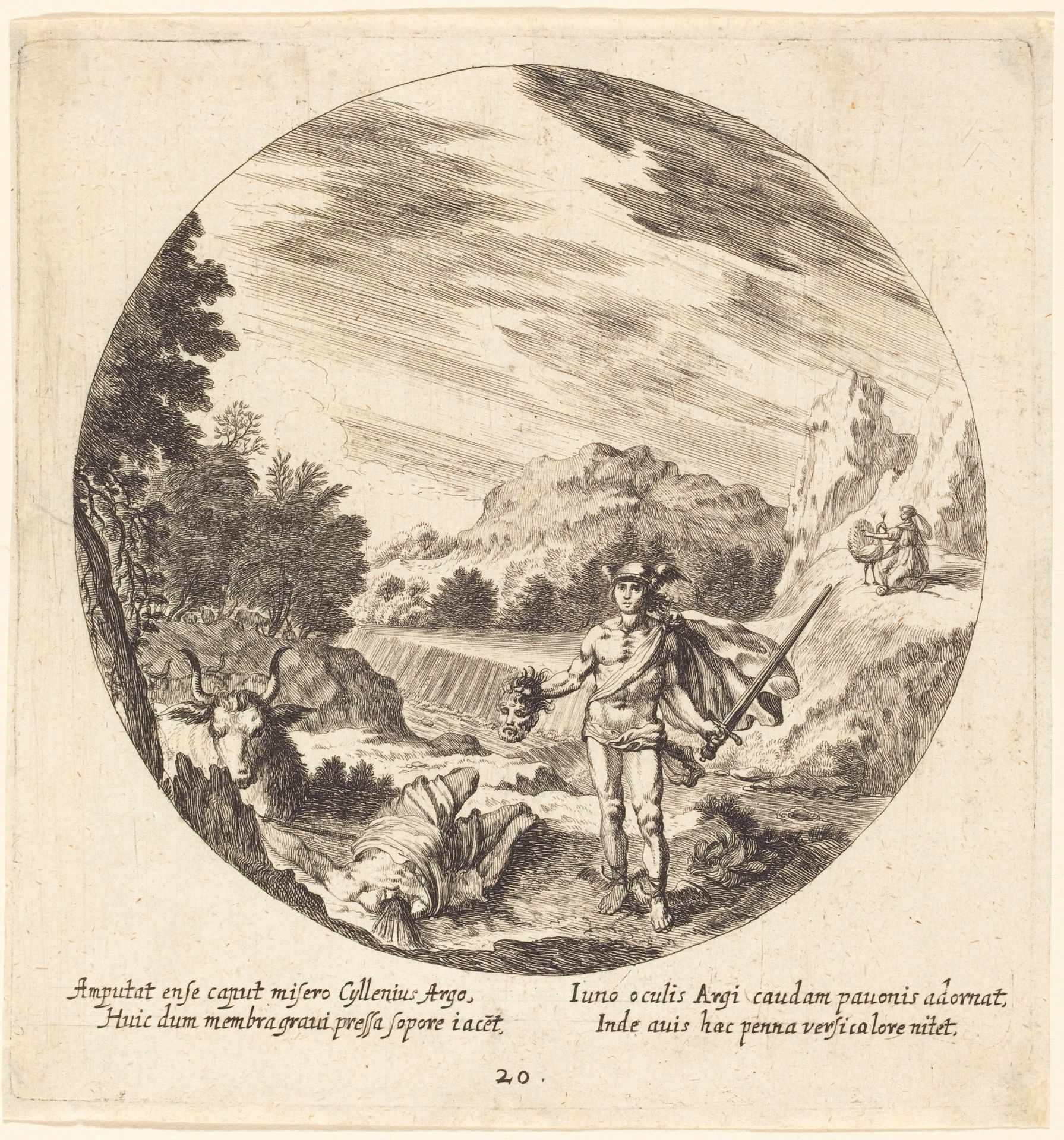 Mercury Killing Argus by Georg Andreas Wolfgang the Elder