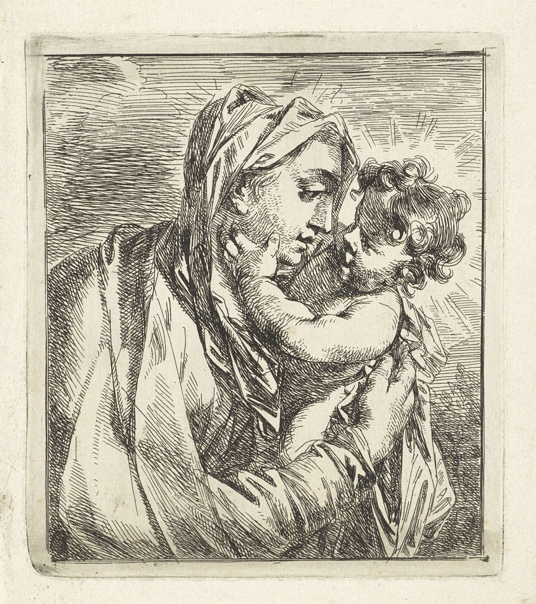 Maria met Christuskind by Jacob de Wit