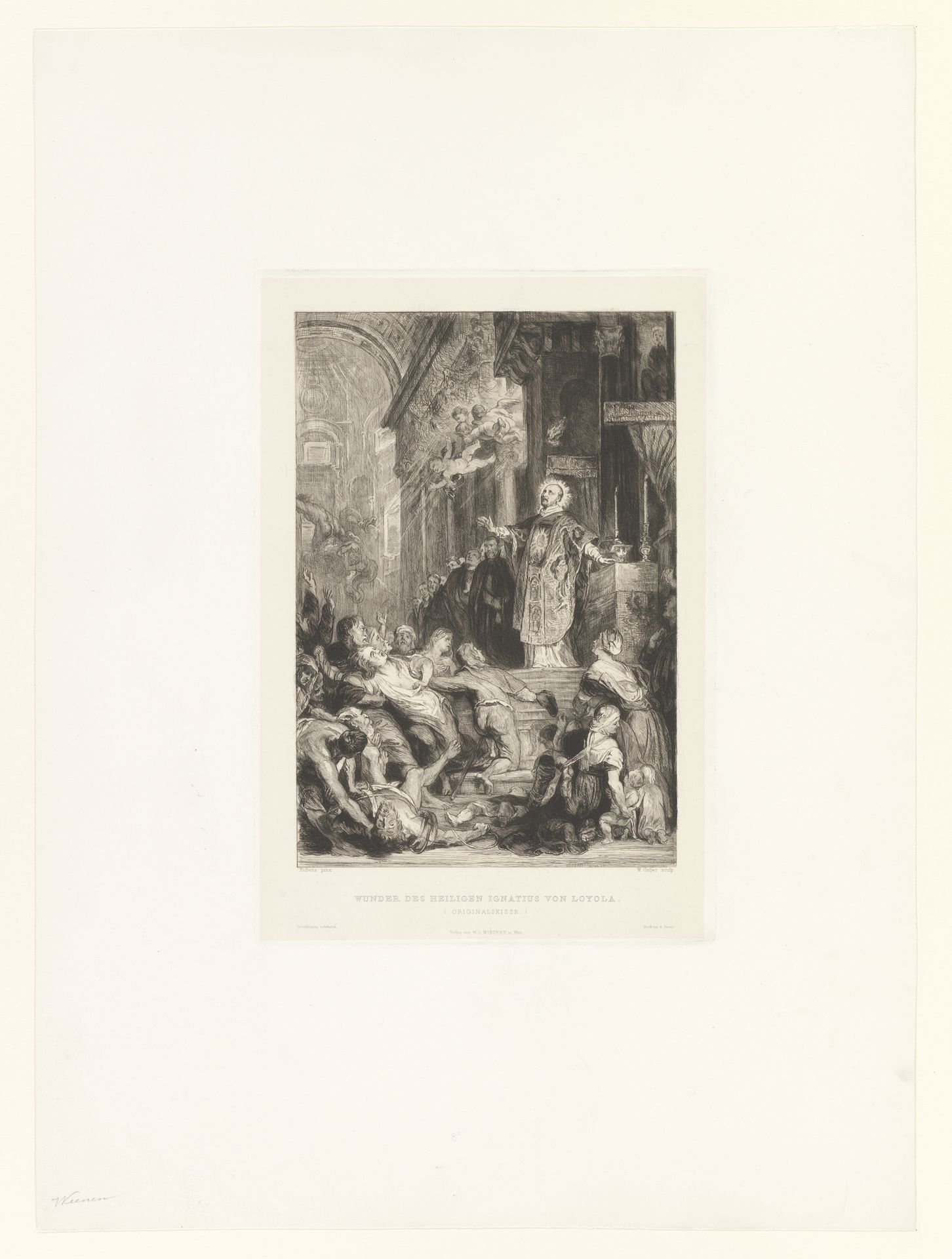 H. Ignatius van Loyola geneest bezetenen by William Unger