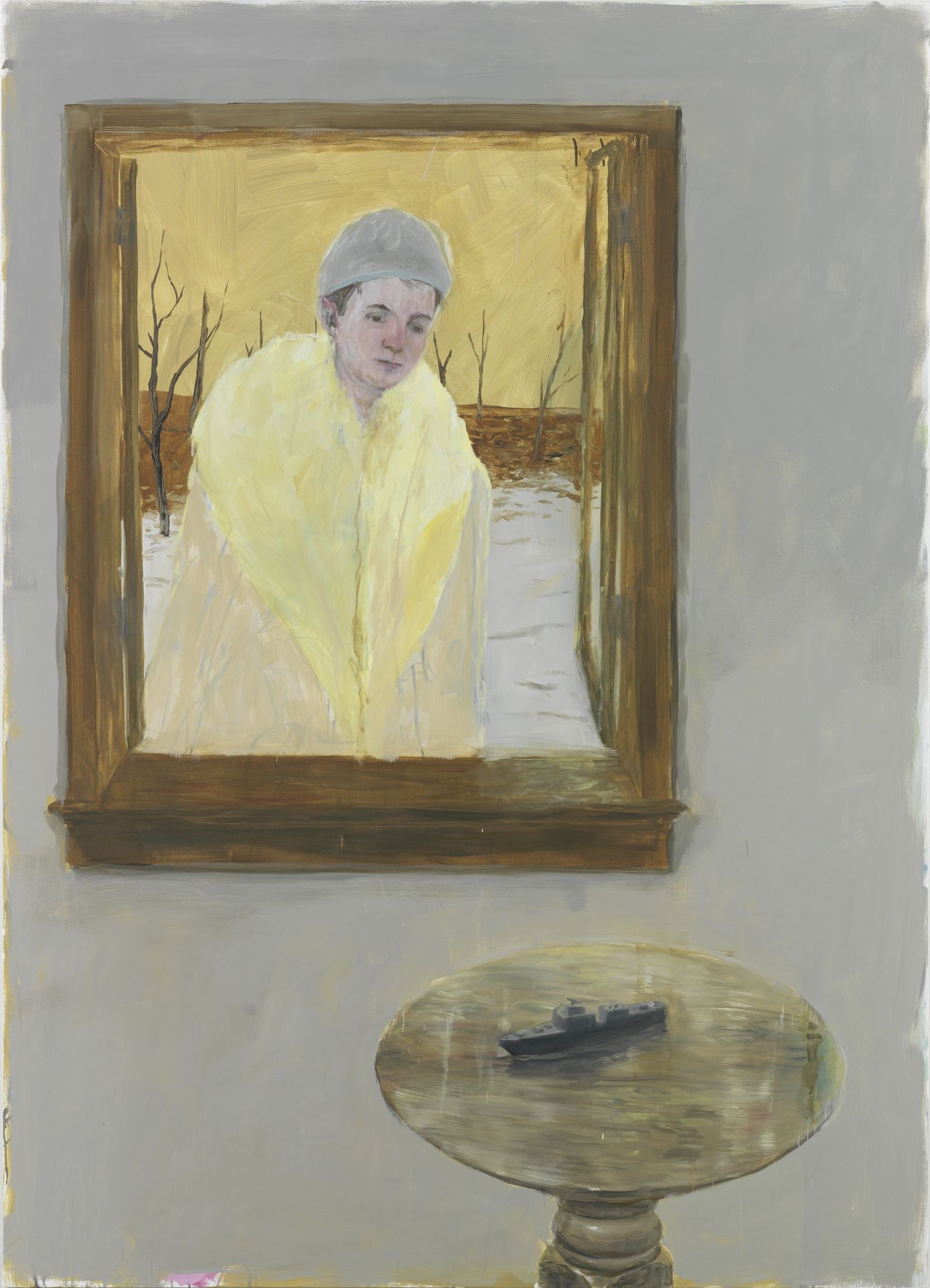 Untitled (Boy in Window) by Enrique Martínez Celaya