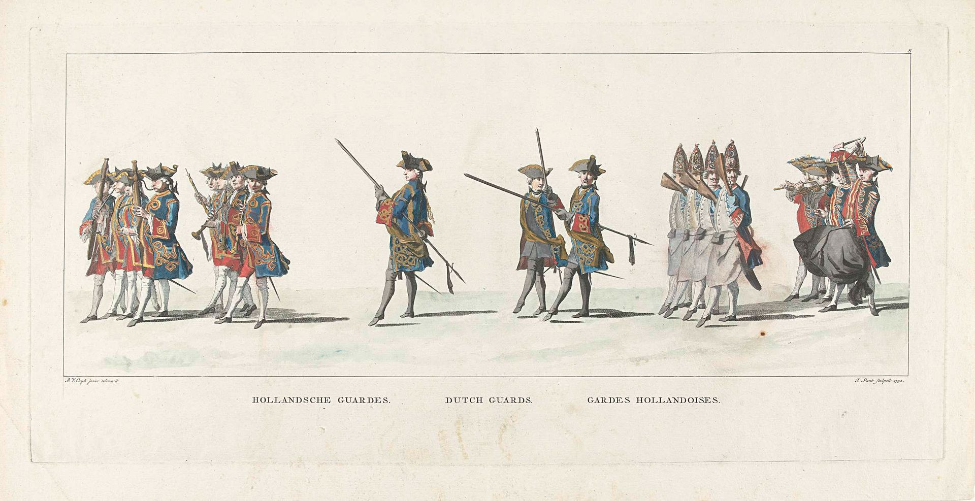 Lijkstatie van Willem IV, 1752, plaat 8 by Jan Punt